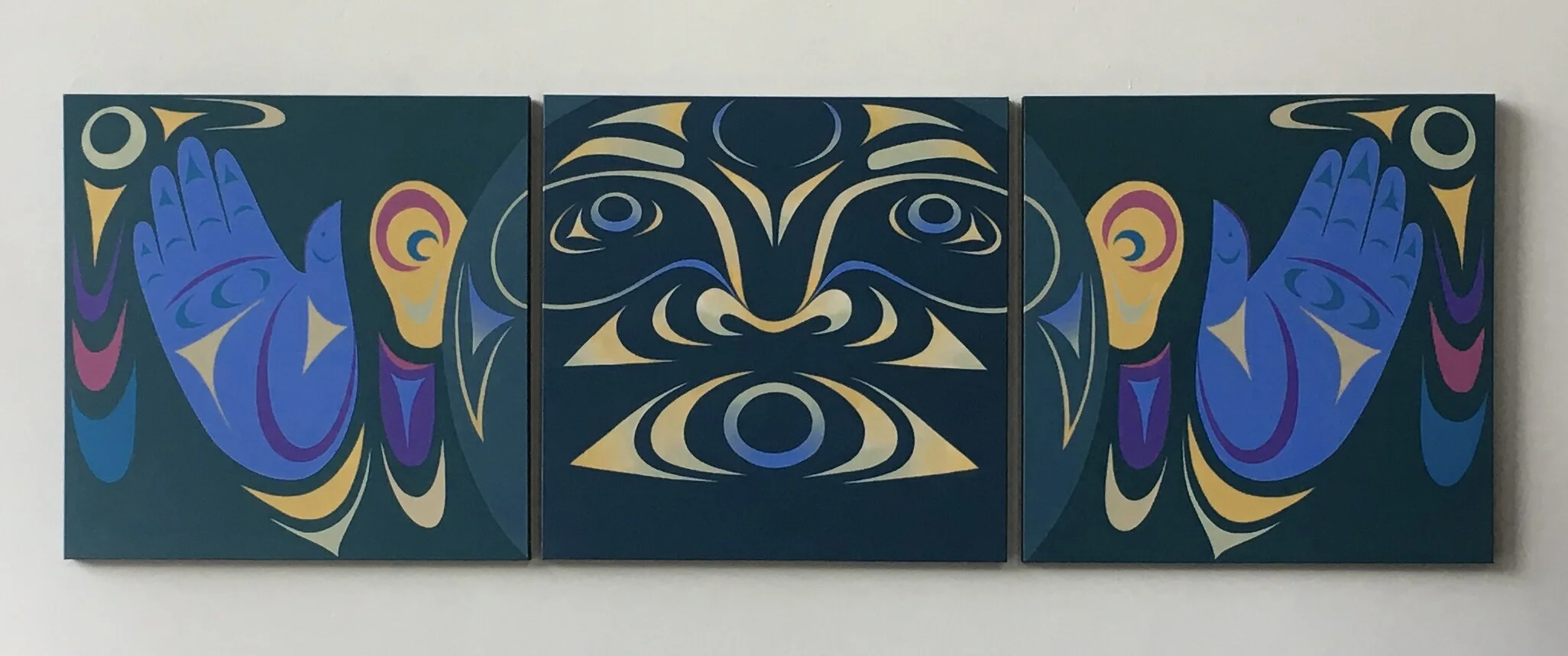  9’x3’  2019  acrylic on canvas 