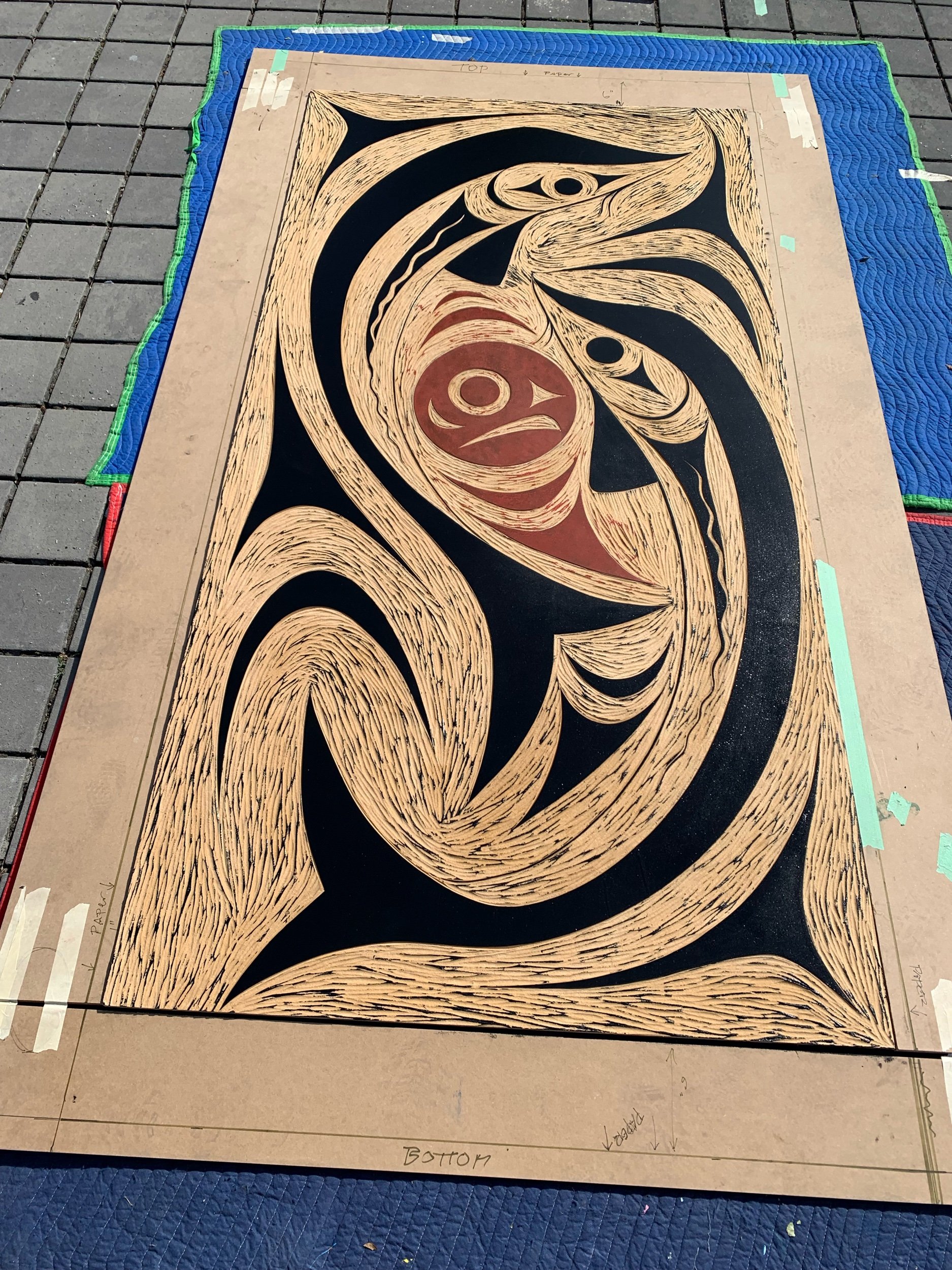 Two Sturgeon (block)