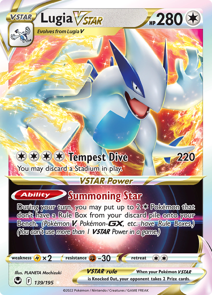 2022 Pokemon Card **Ho-Oh V** Silver Tempest Set 140/195 - Holo Rare V Full  Art