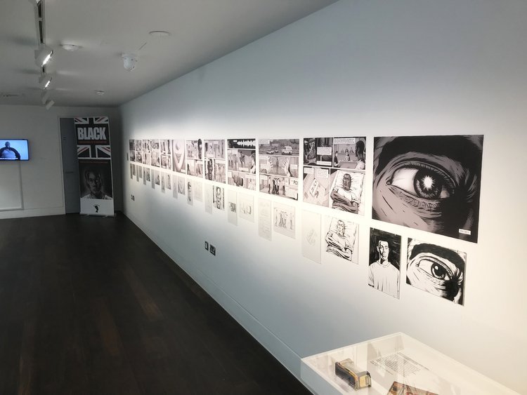 Actual exhibition itself.