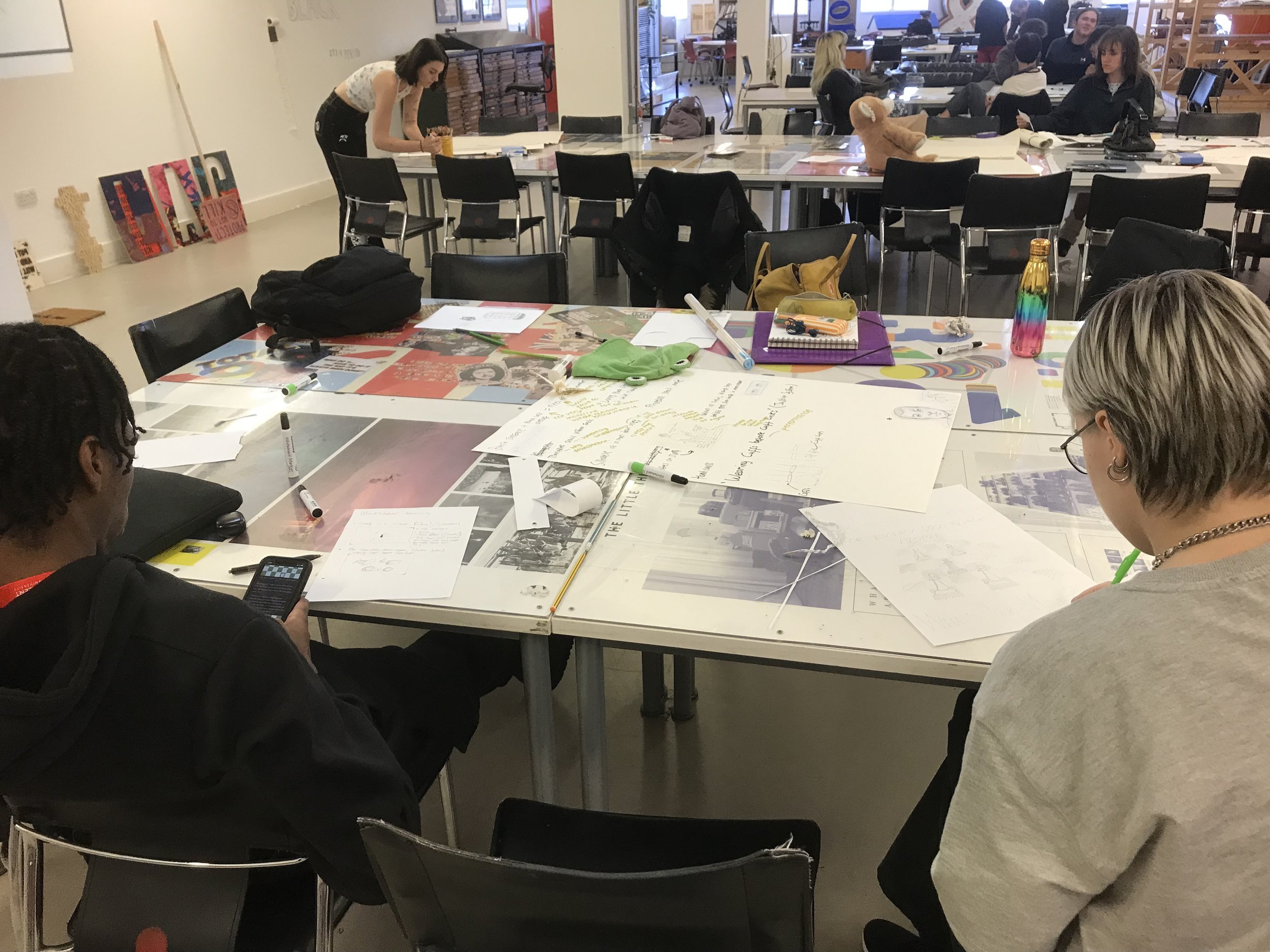 We involved the students at Solent University who came up with ambient ideas to promote the graphic novel.
