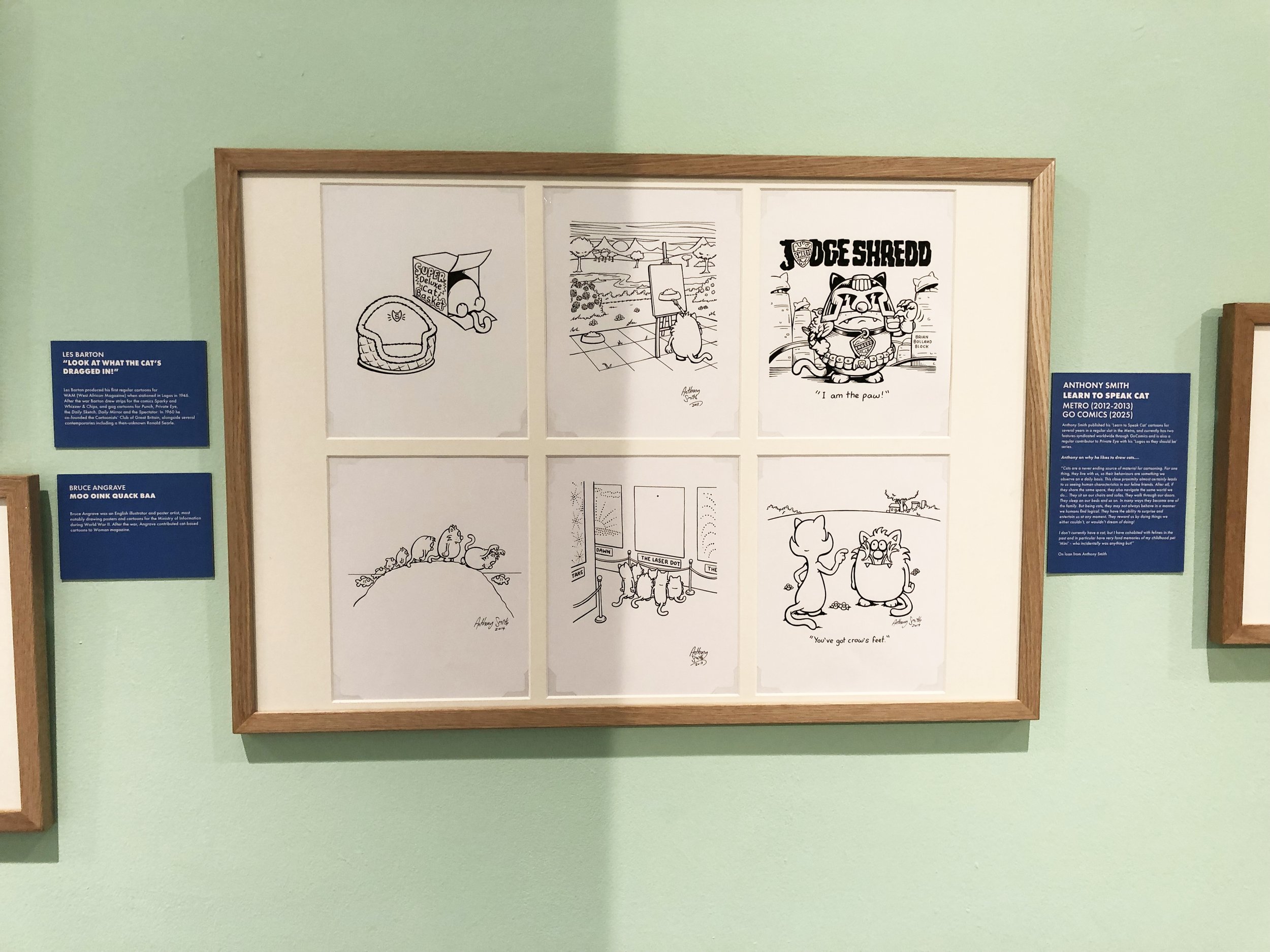 My artwork on display.
