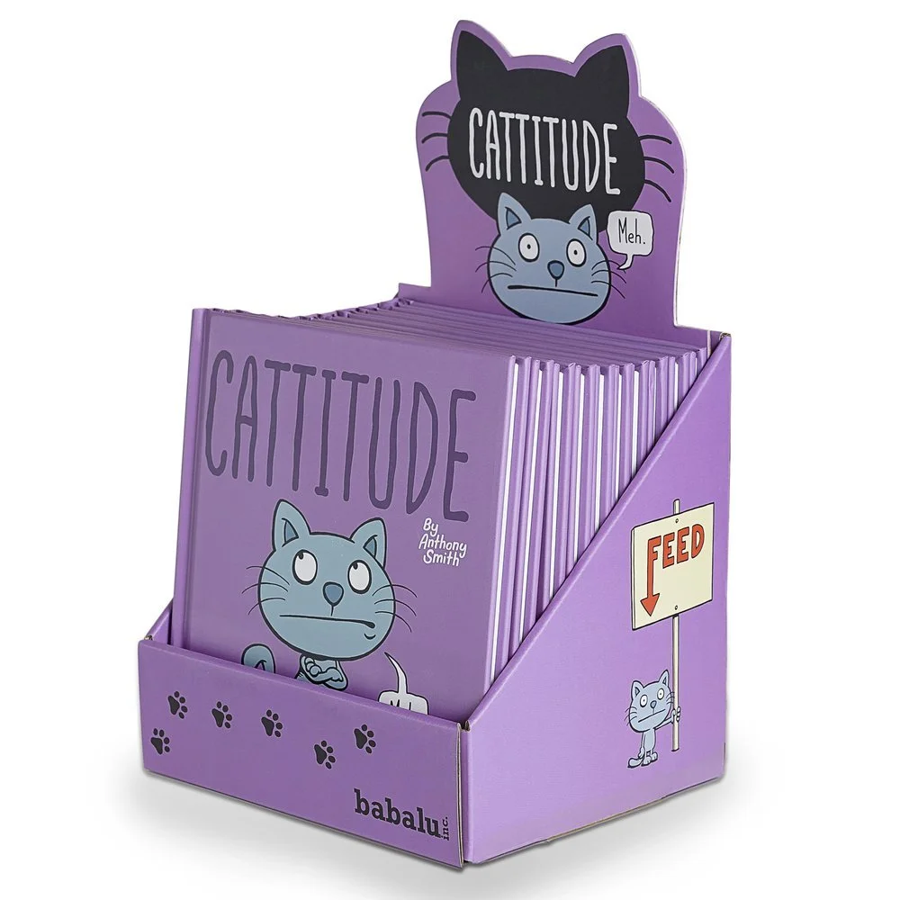  Books and counter display 