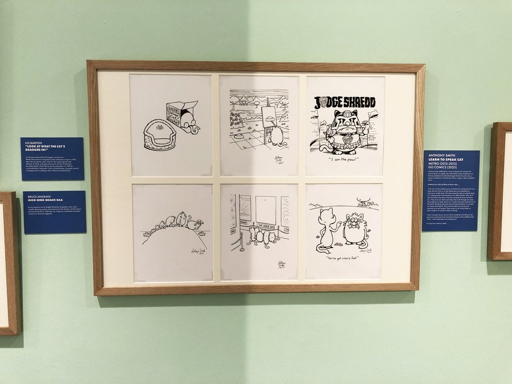 My original artwork on display.