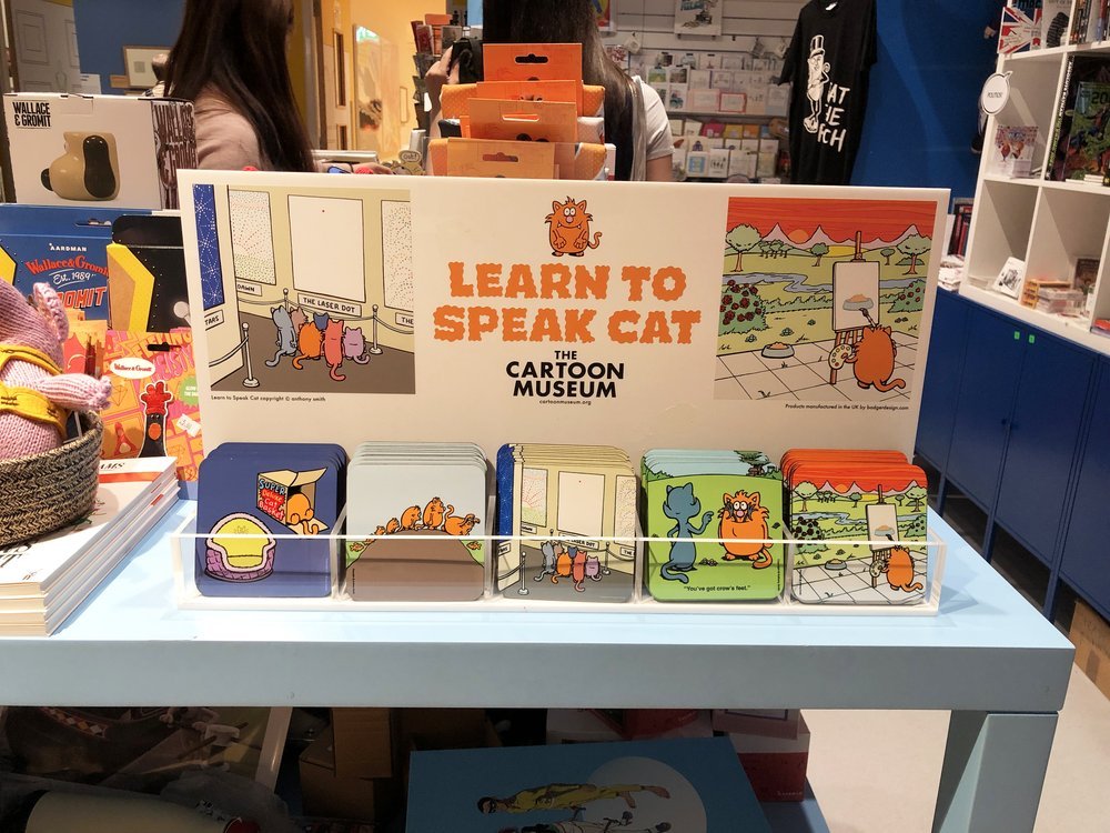 Products in the museum gift shop.