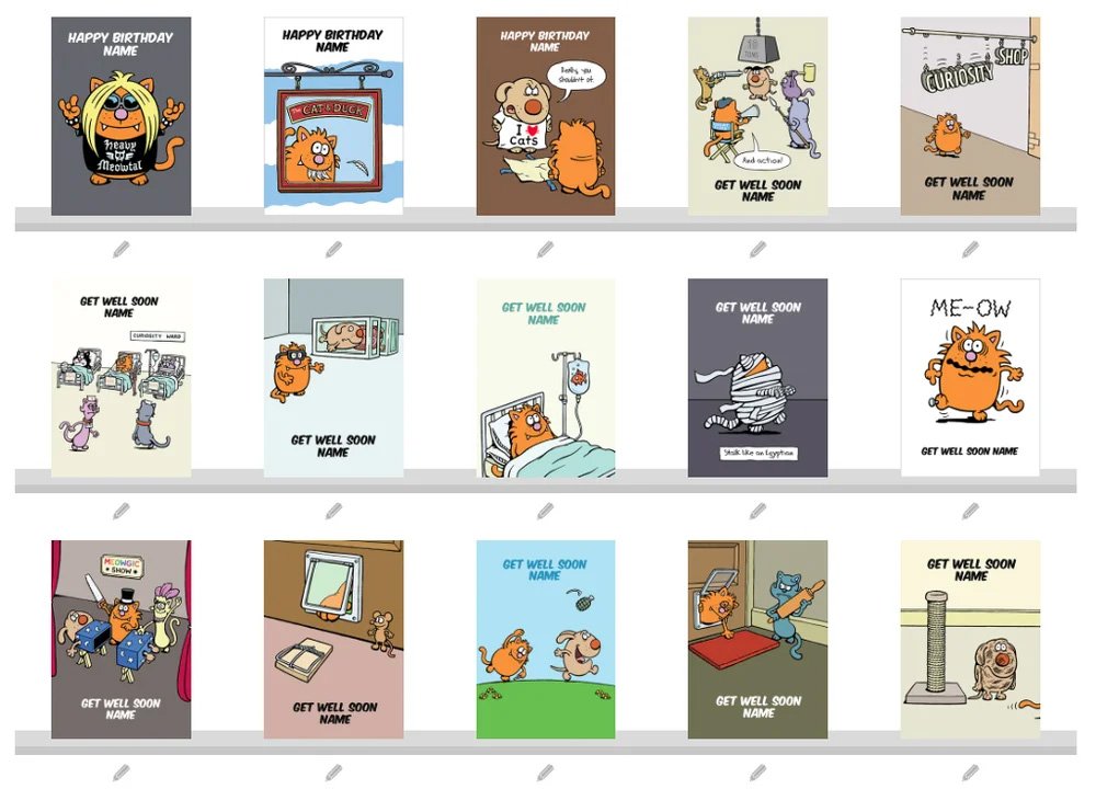  Greetings cards from Moonpig  