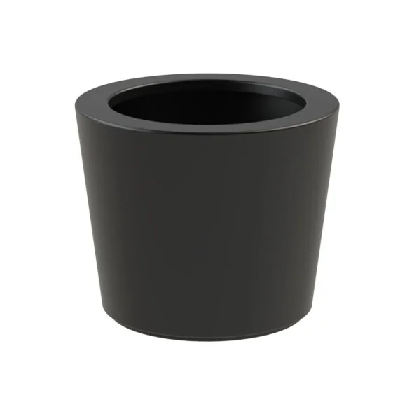 Adezz Acer Fiberglass Black Planter