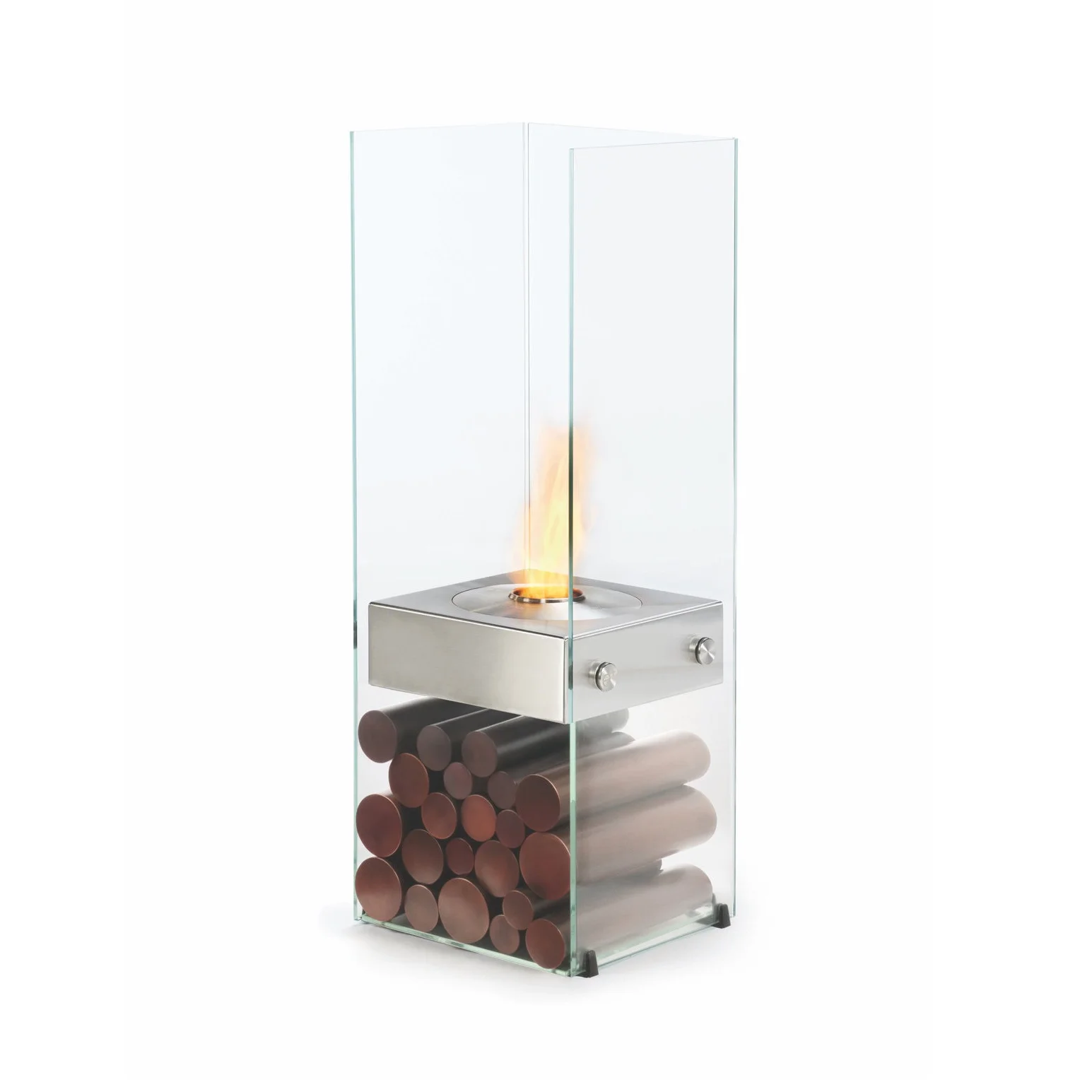 EcoSmart GHOST Bio-Ethanol Freestanding Fireplace