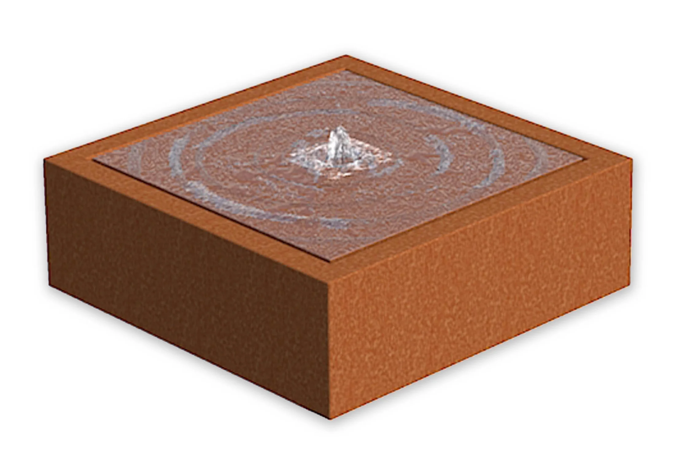Adezz Table Water Feature Corten Steel