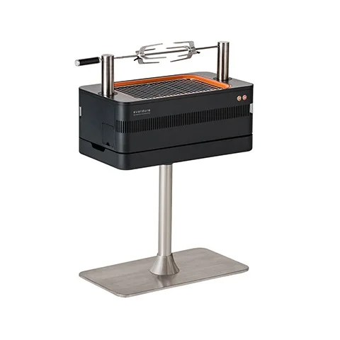 Everdure Fusion Electric Ignition Charcoal BBQ with Pedestal and Cover