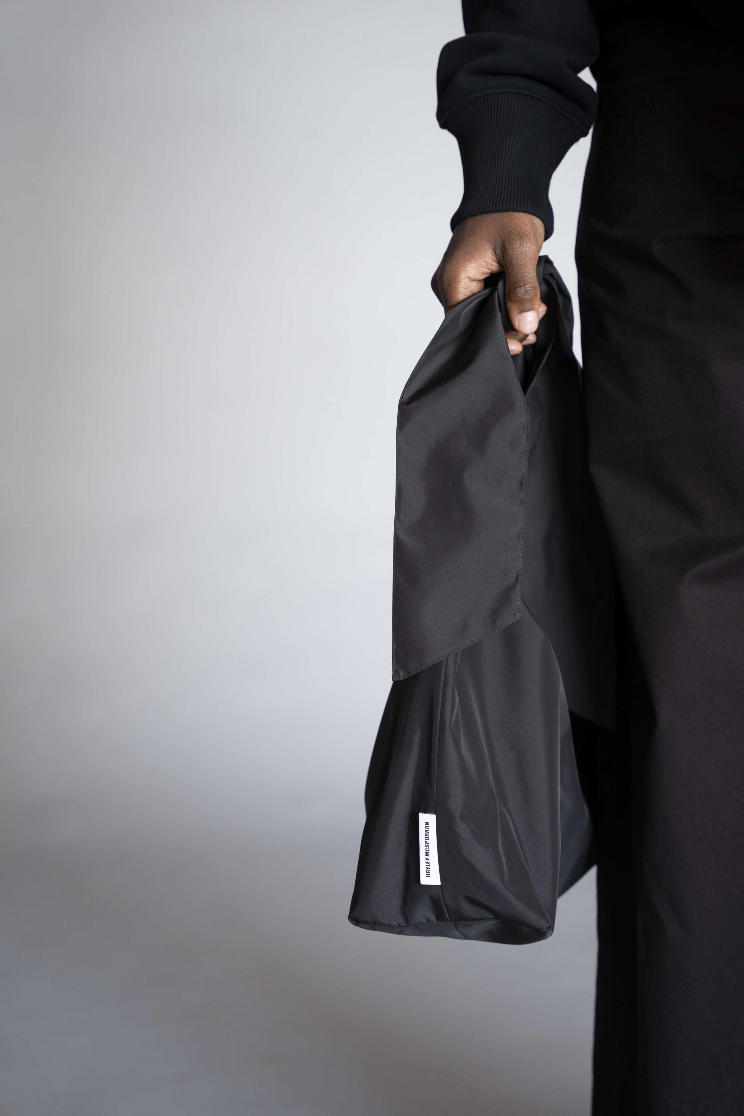 Slouch Bag in Black | Modern, sustainable women's clothing and accessories