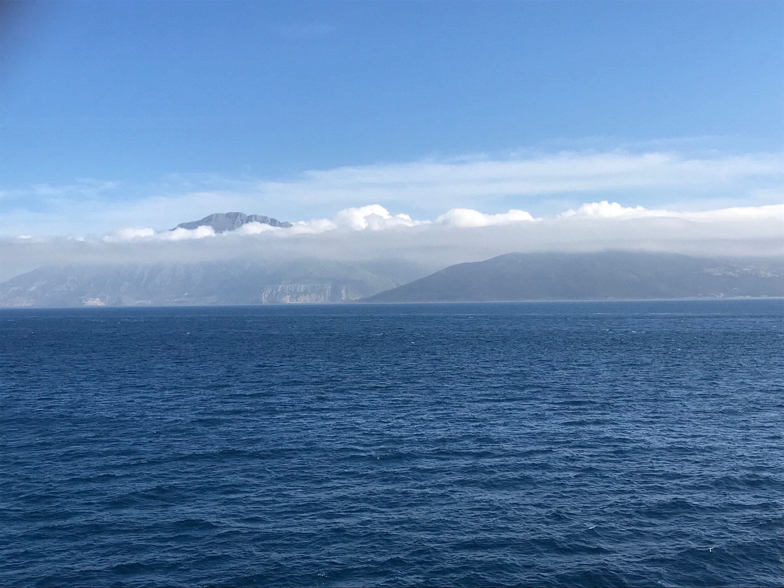North Africa on the approach to Tangier