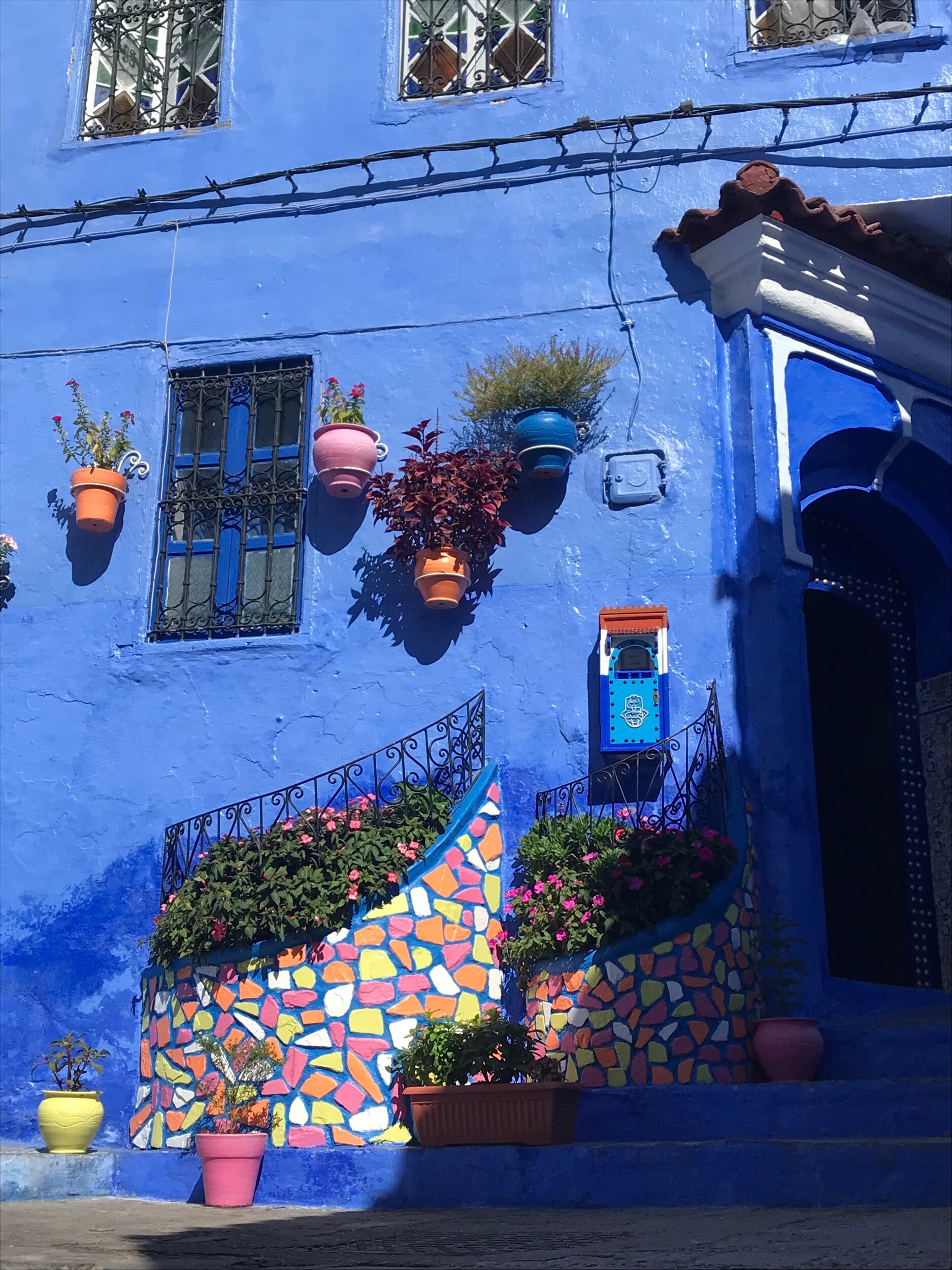 Chefchoen is a beautiful blue town in North Morocco