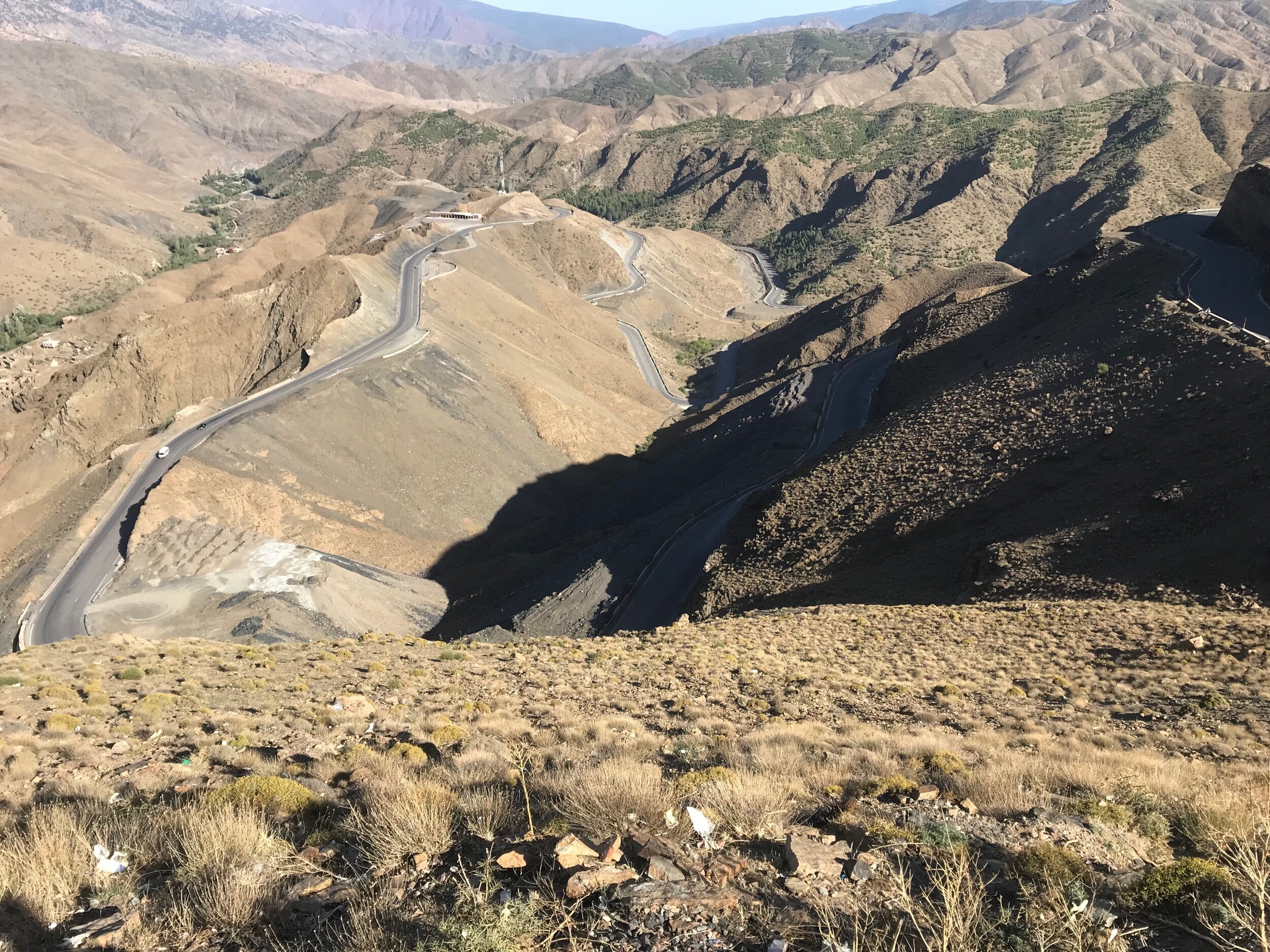 Stunning views over the mountain pass today.