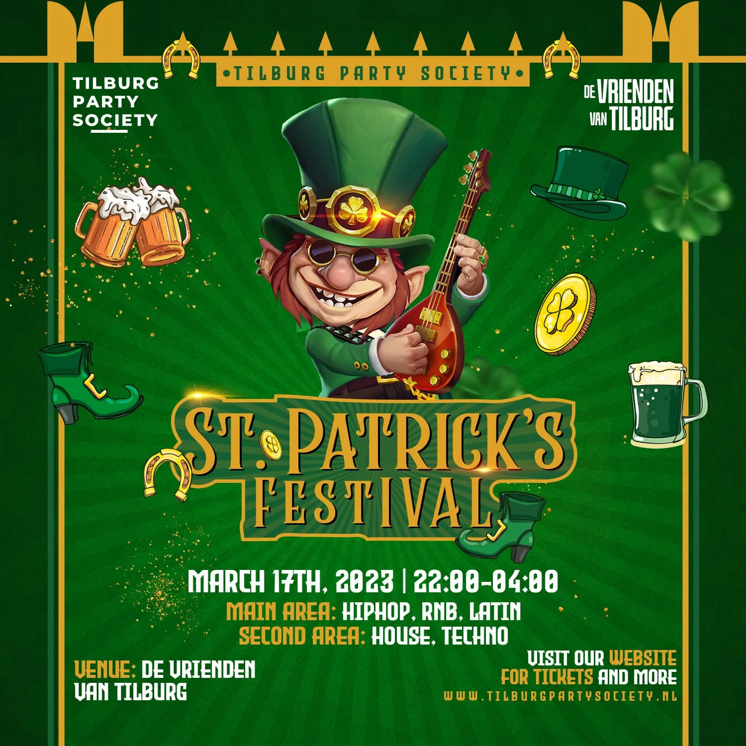St. Patrick's Festival - Tilburg Party Society
