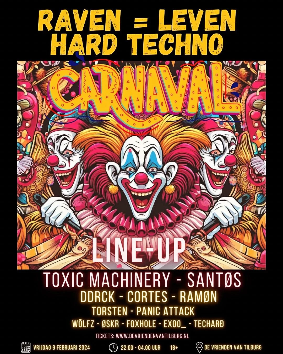 RAVEN = LEVEN HARD TECHNO CARNAVAL EDITION