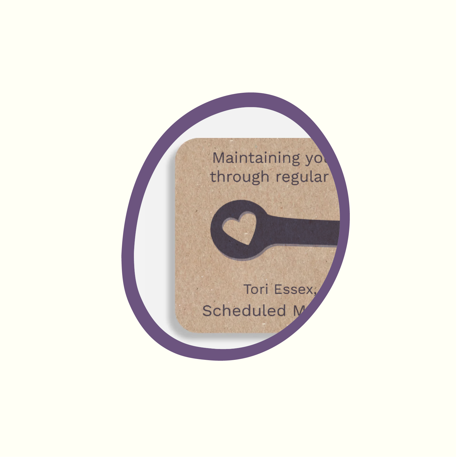 Scheduled Maintenance Counseling