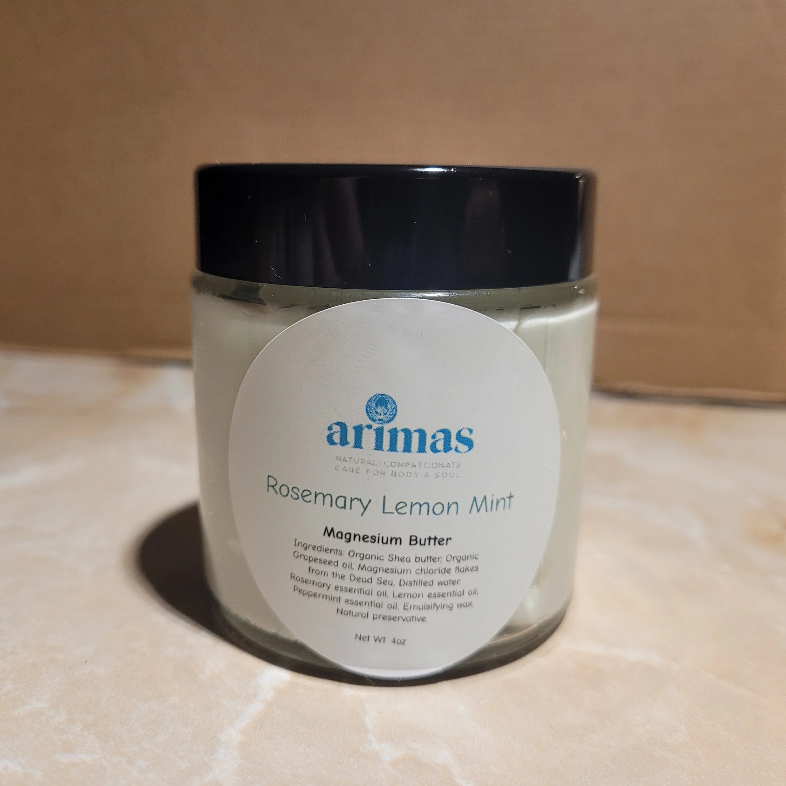 Rosemary lemon mint - Magnesium Body Butter 4oz