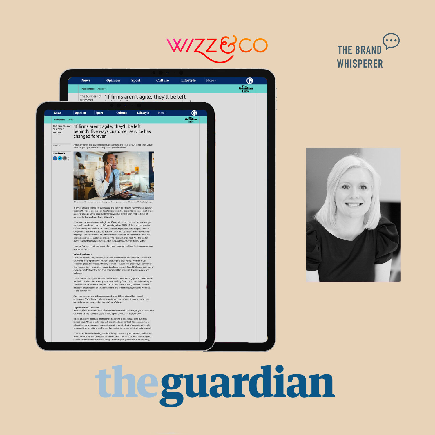 Wizz Selvey speaks as a Retail Expert for The Guardian