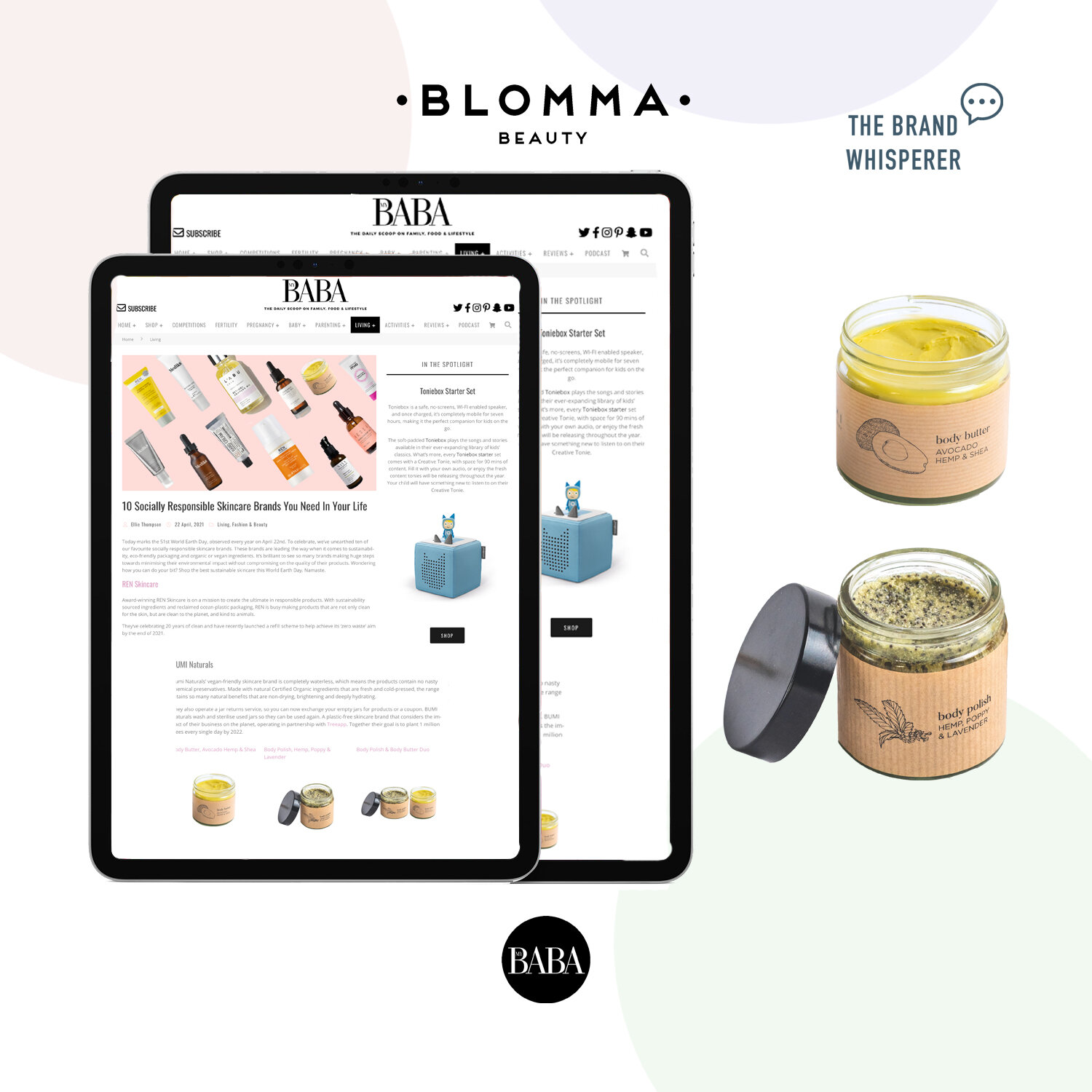 BLOMMA Beauty in MyBABA online, April 2021