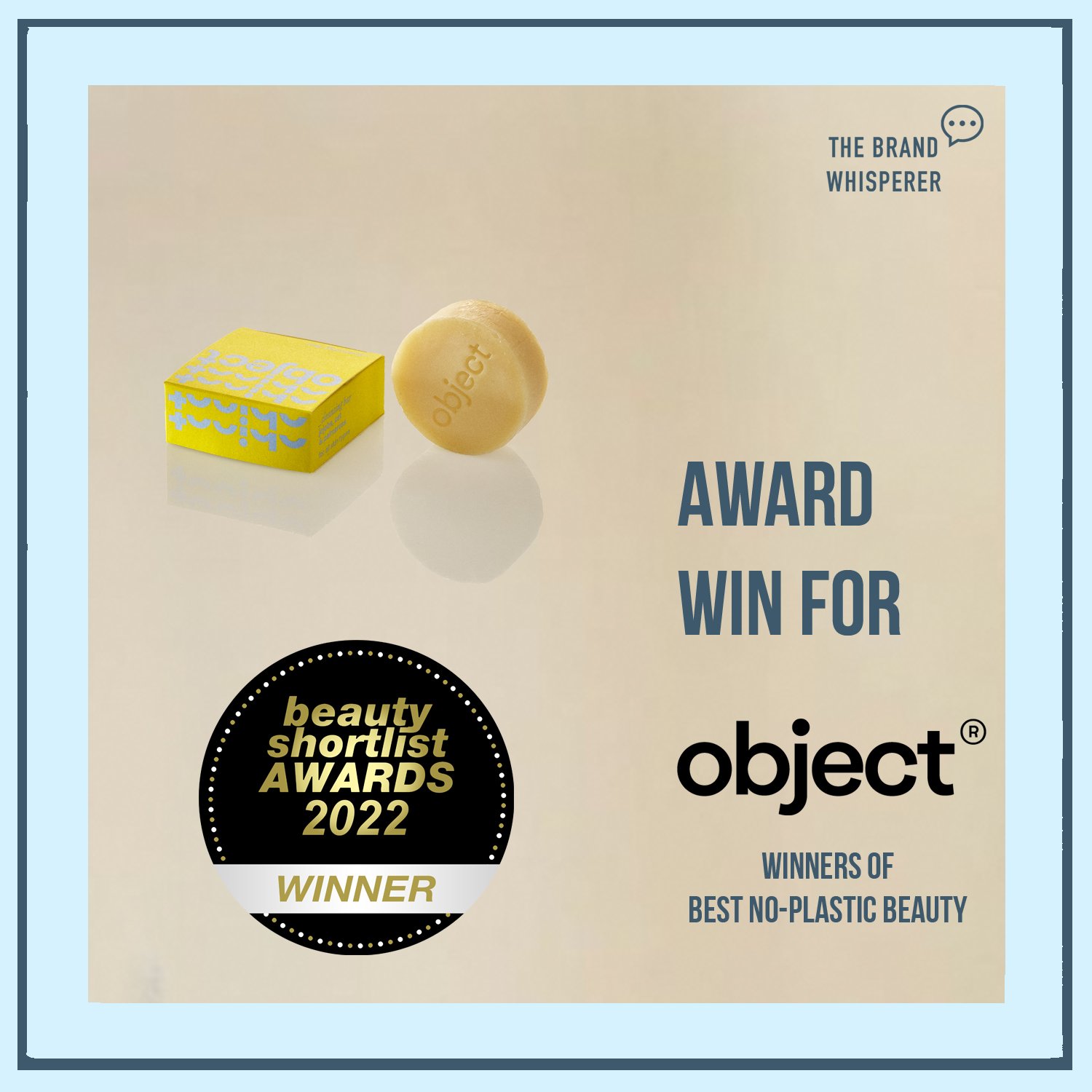 Object wins Beauty Shortlist Award 2022