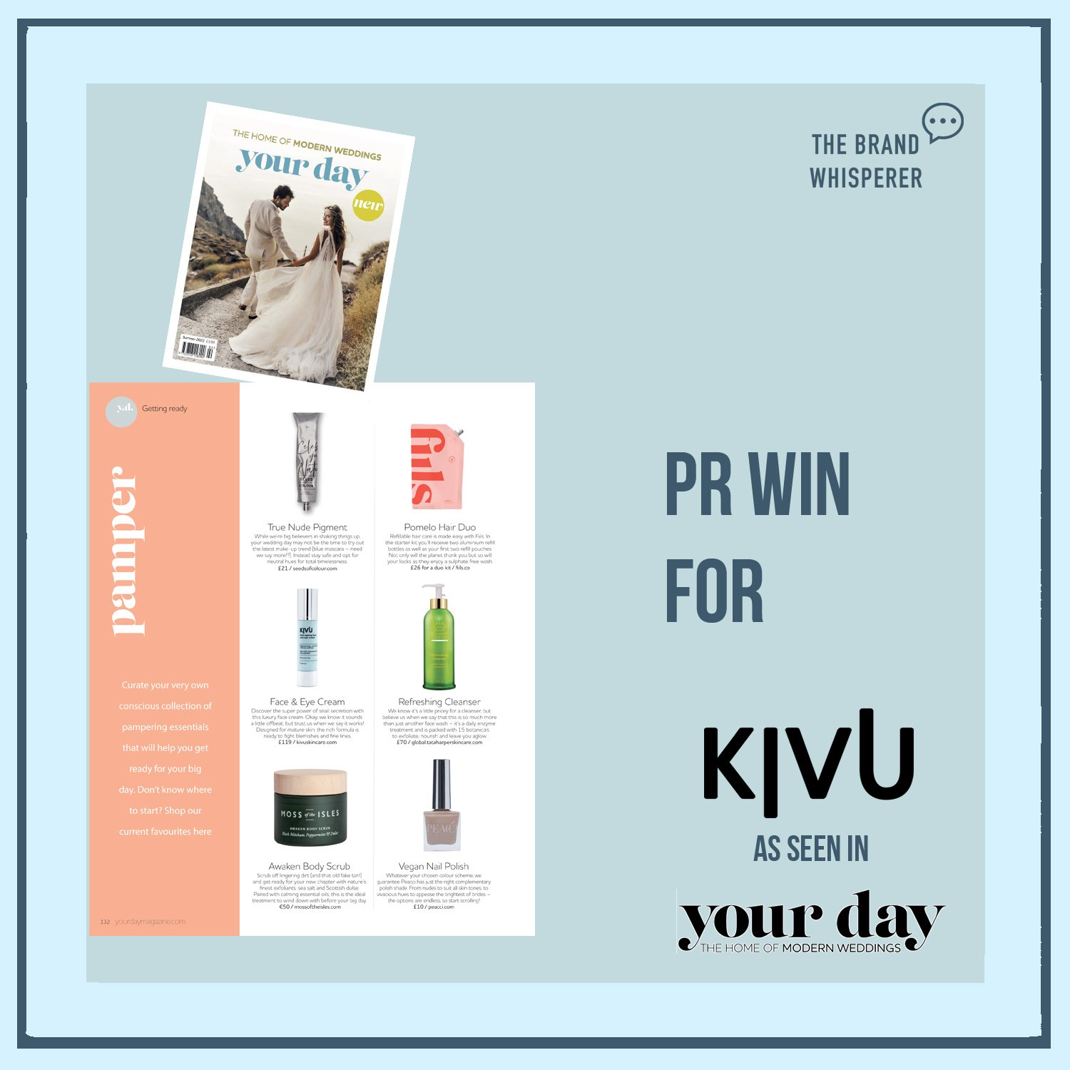 Kivu Skincare in Your Day magazine, August 2022