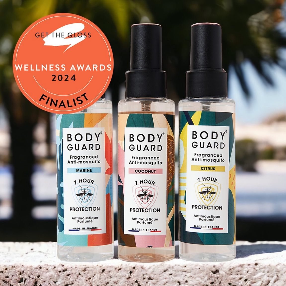 We&rsquo;re very proud to be working with @bodyguardprotect_uk and to announce that their Functional Fragrance is a finalist in this year&rsquo;s @getthegloss Wellness Awards 🏆 
We&rsquo;re wishing their fragranced anti mosquito sprays do well, and 