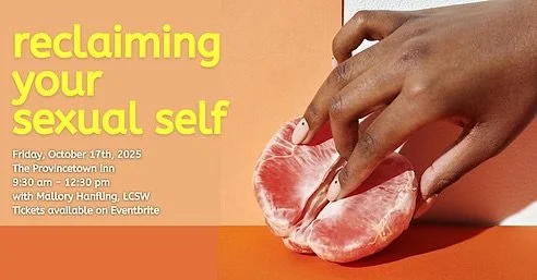 TOMORROW MORNING!!!
Come through to get all the answers to your Sapphic SexEd questions! Eventbrite link says ticket sales ended but you can get tix at the door! 
#provincetown #womensweekptown #ptown #wlw #lateinlifelesbian #firefly #latebloomer #