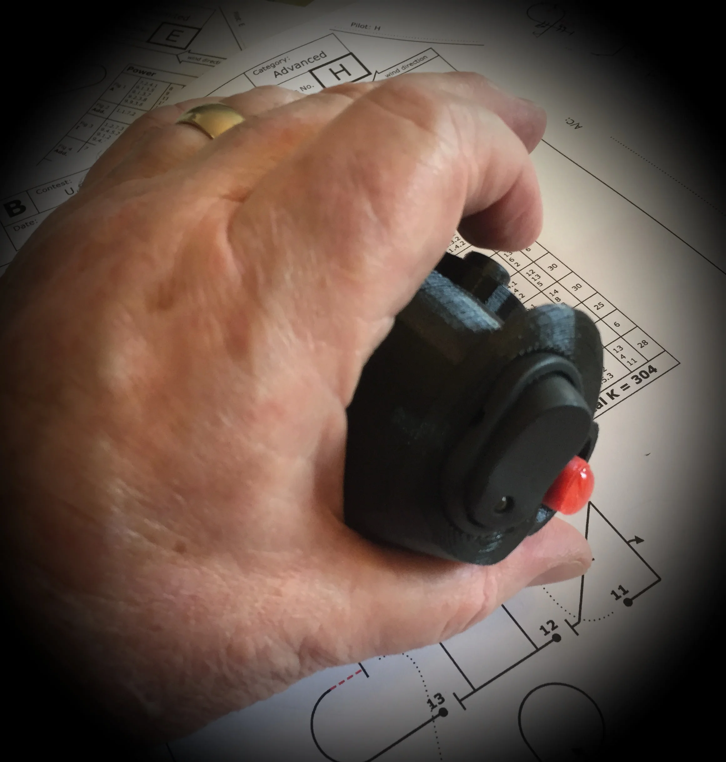 PYRO + SMOKE + PTT , Cross Country Throttle Grip, 