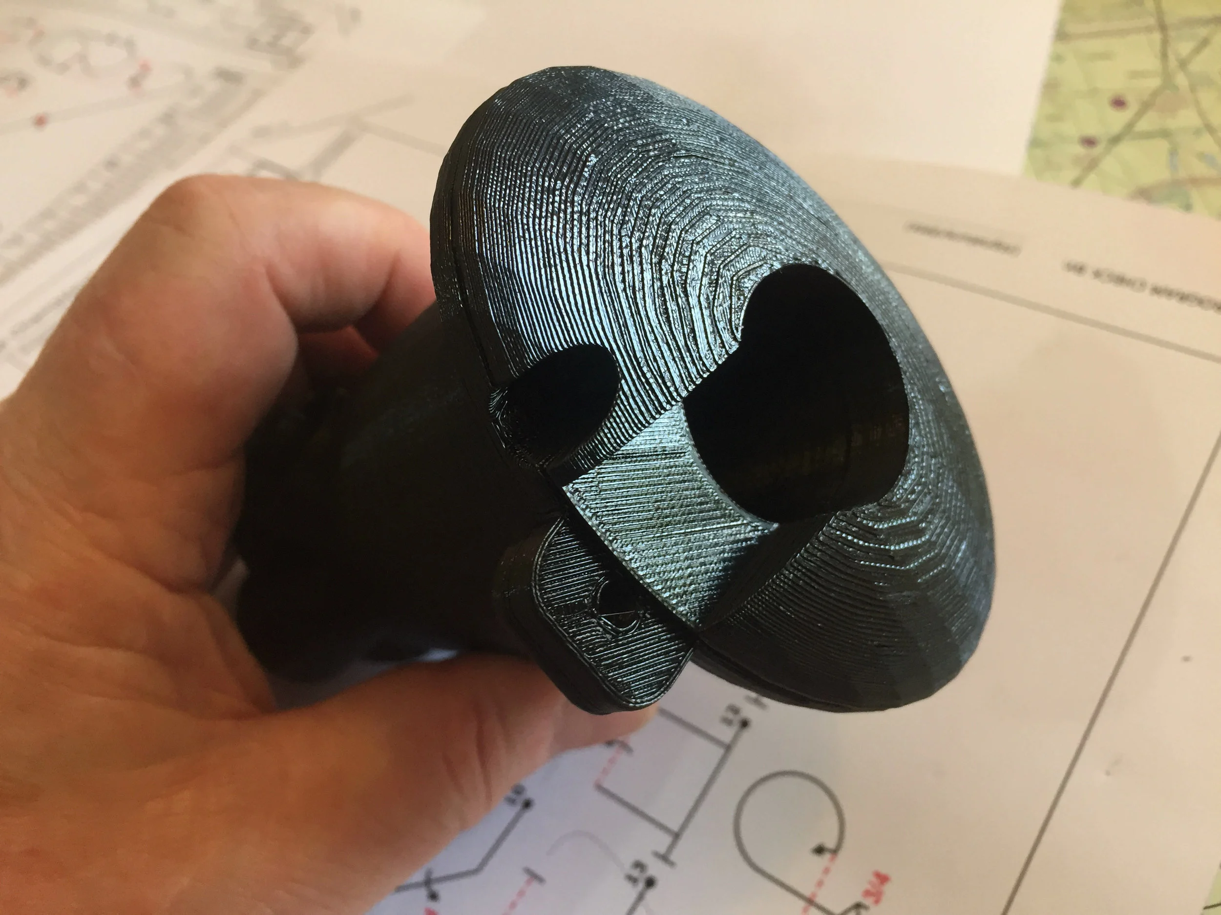 PYRO + SMOKE + PTT , Cross Country Throttle Grip, 