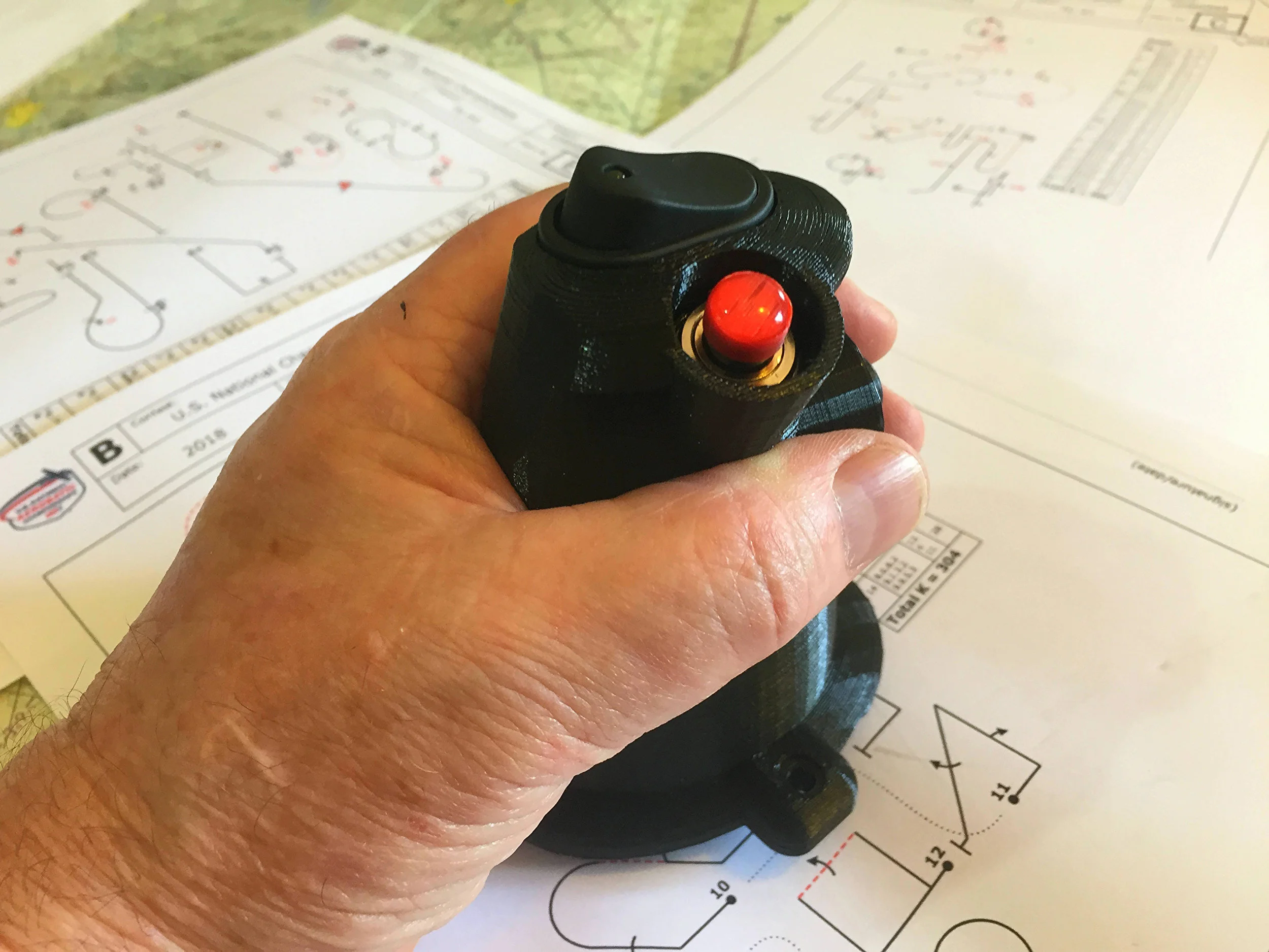 PYRO + SMOKE + PTT , Cross Country Throttle Grip, 