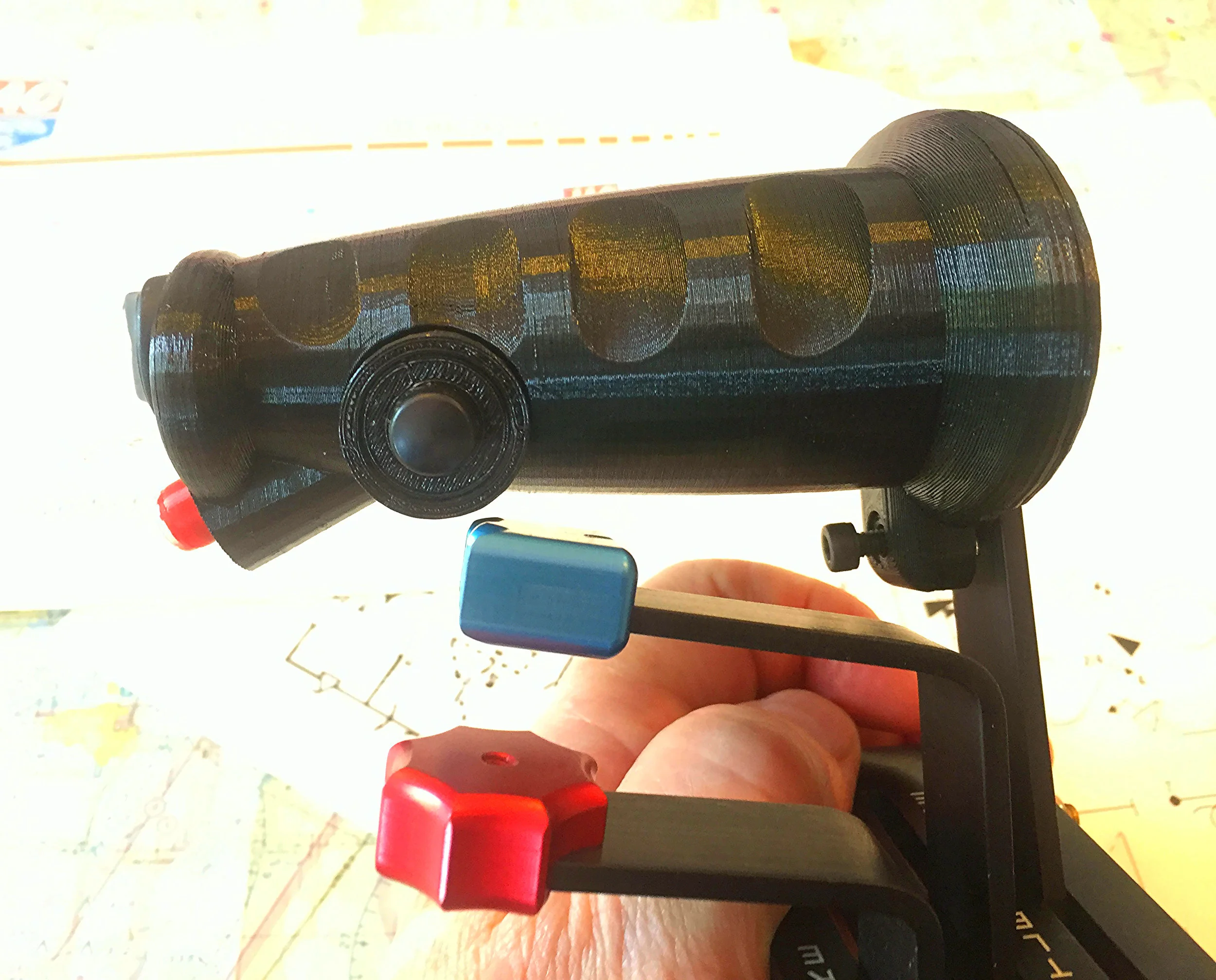 PYRO + SMOKE + PTT , Cross Country Throttle Grip, 