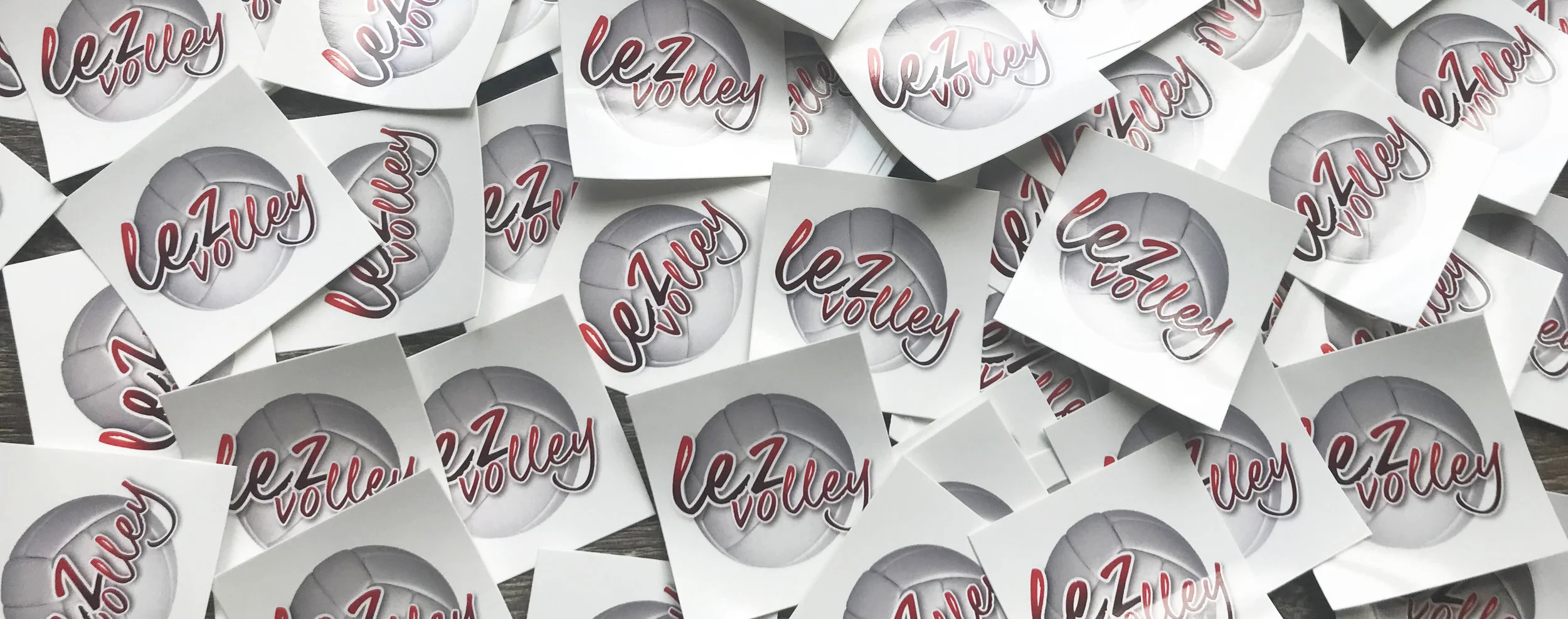 LezVolley Sticker Giveaway