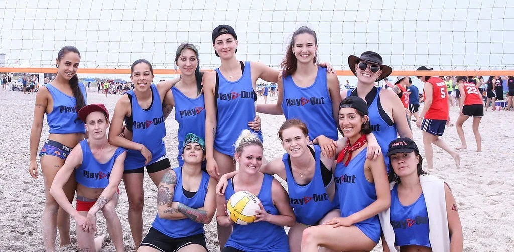 Play Out Underwear sponsors LezVolley for the 2nd year