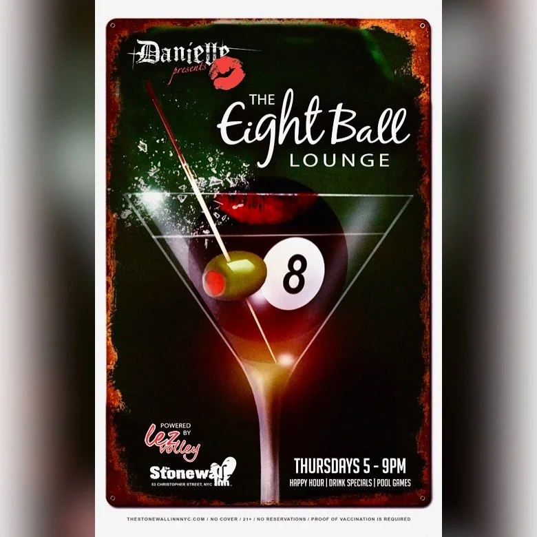 Stonewall Inn "Eight Ball Lounge" party, powered by LezVolley
