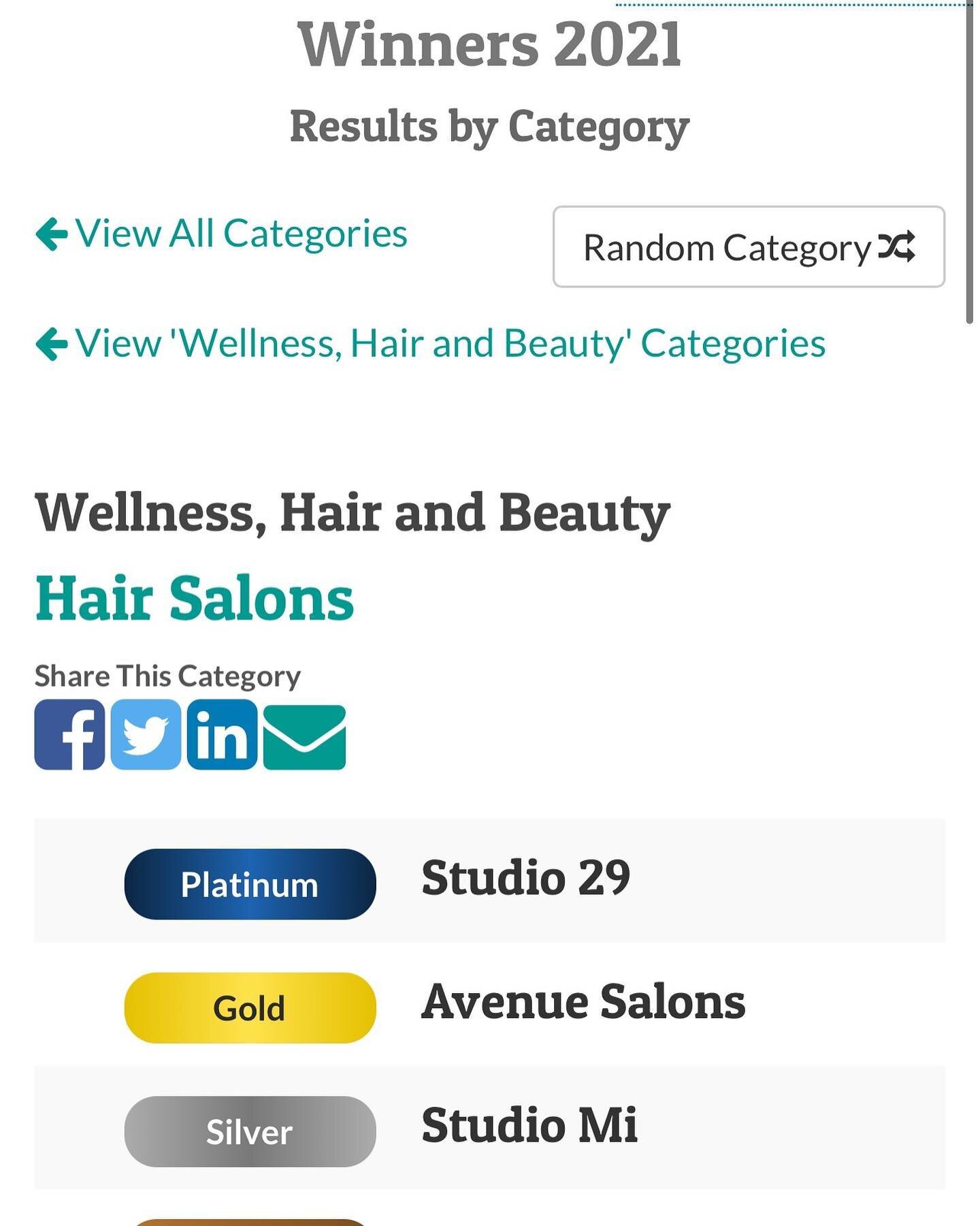 WE ARE IN SHOCK!!! 

We won salon community awards!
It has been a really hard year and I am so so proud of my team and could not thank everyone enough for voting.
#brb gonna cry all day @moodlashstudio @andreababichair @balayageorbust @lishkaara_beau