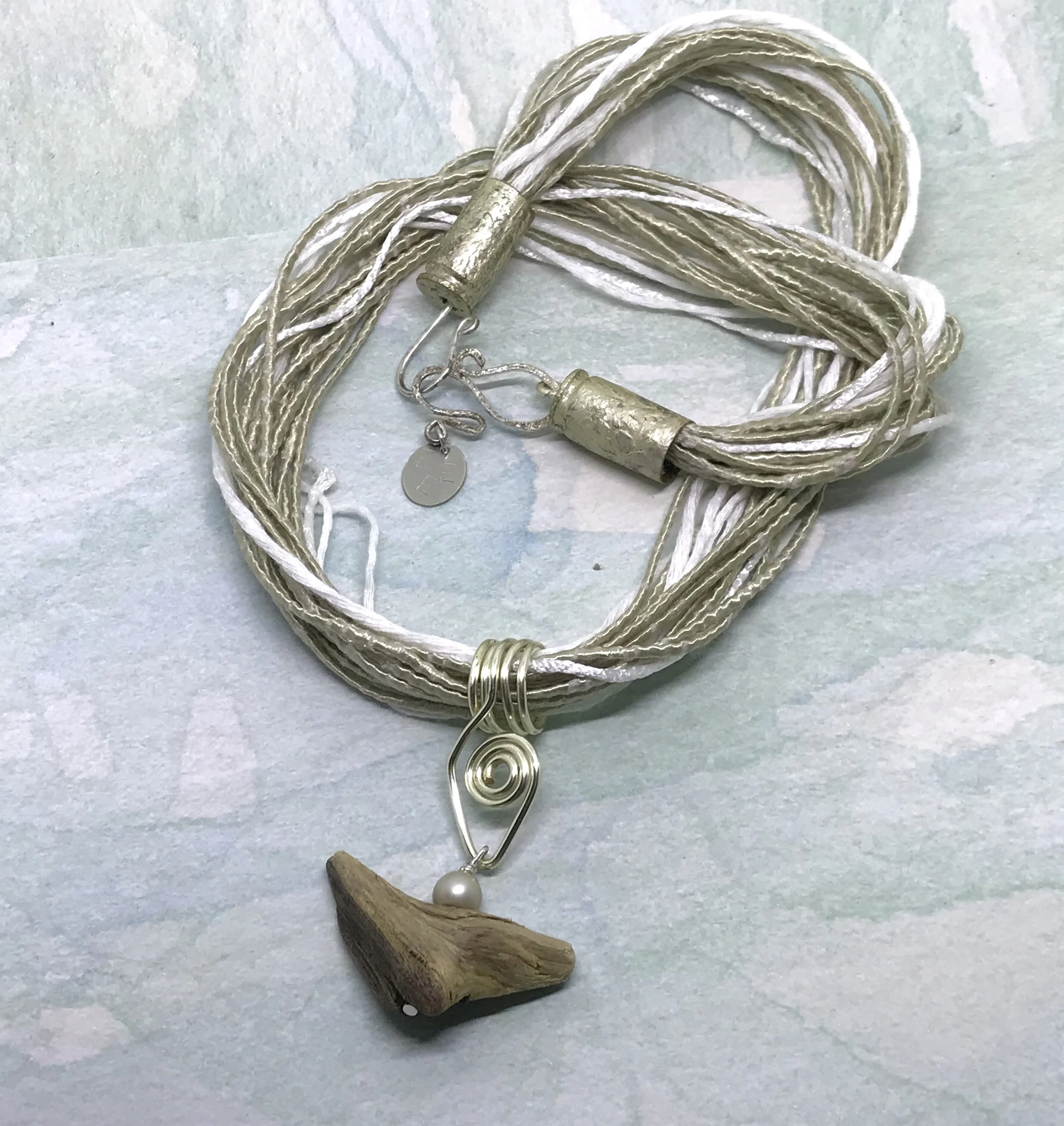 MAUI  wooden heart / whale tail  Item #221 N   