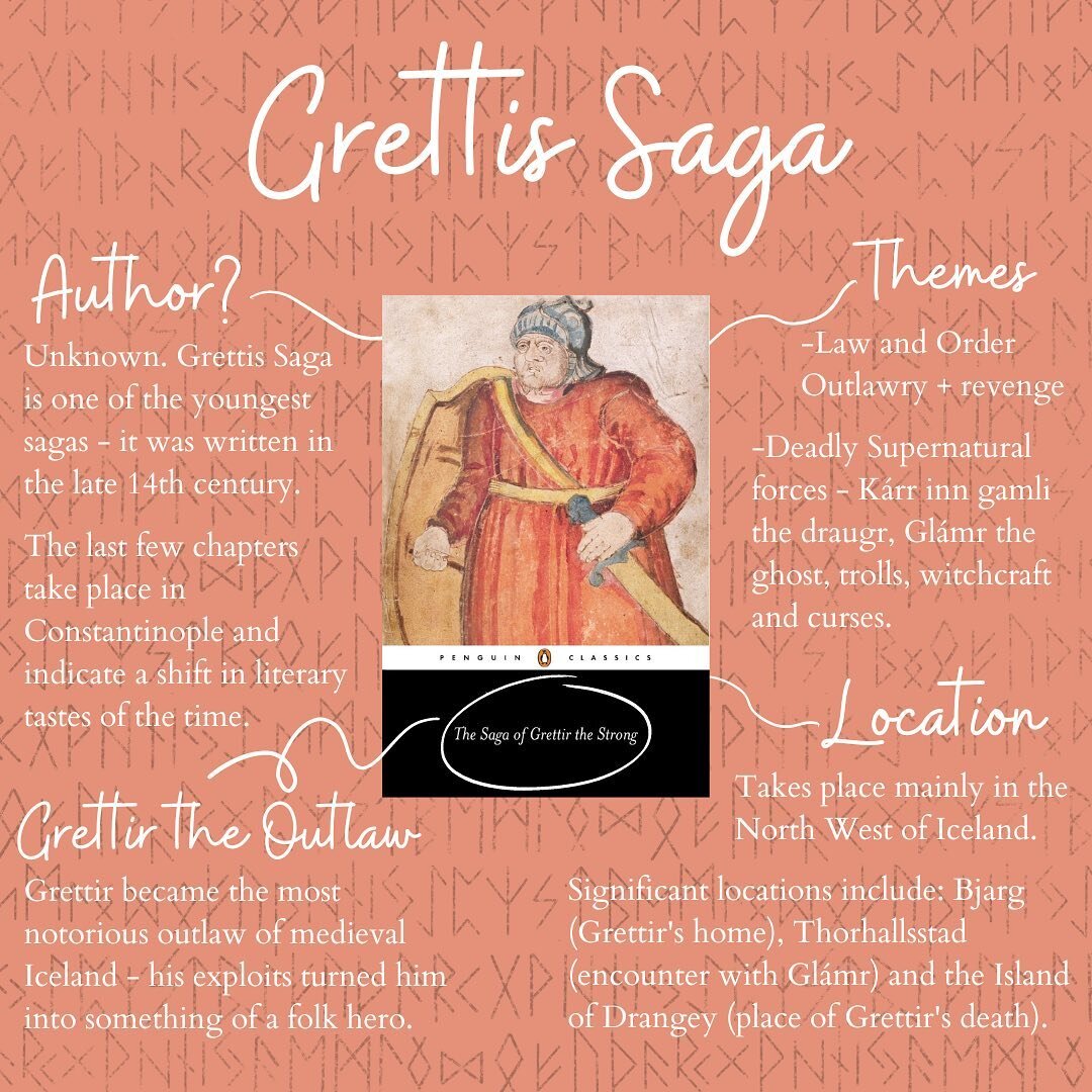 4 main points about Grettis Saga &Aacute;smundarsonar aka Grettir&rsquo;s Saga.

#grettissaga&aacute;smundarsonar #bookclub #bookstagram #sagaliterature #icelandicsagas #sagas #history #norse #norseliterature #grettirssaga #grettirthestrong #nordicli