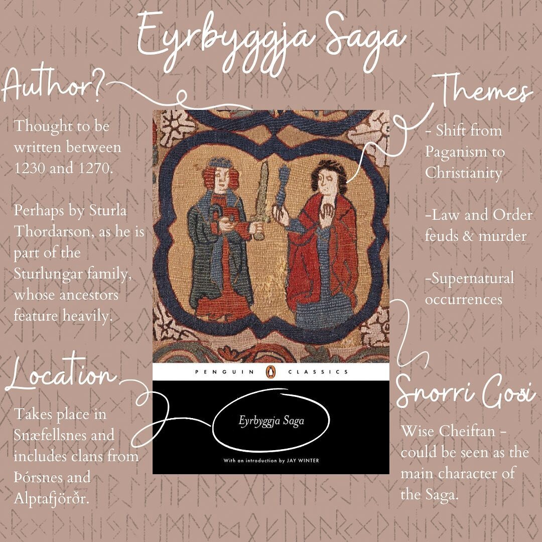 4 main points about Eyrbyggja Saga

#eyrbyggjasaga #saga #norseliterature #icelandicsagas #oldbooks #norse #vikings #snorrigo&eth;i #penguinclassics #history #norsesagas #sagabookclub