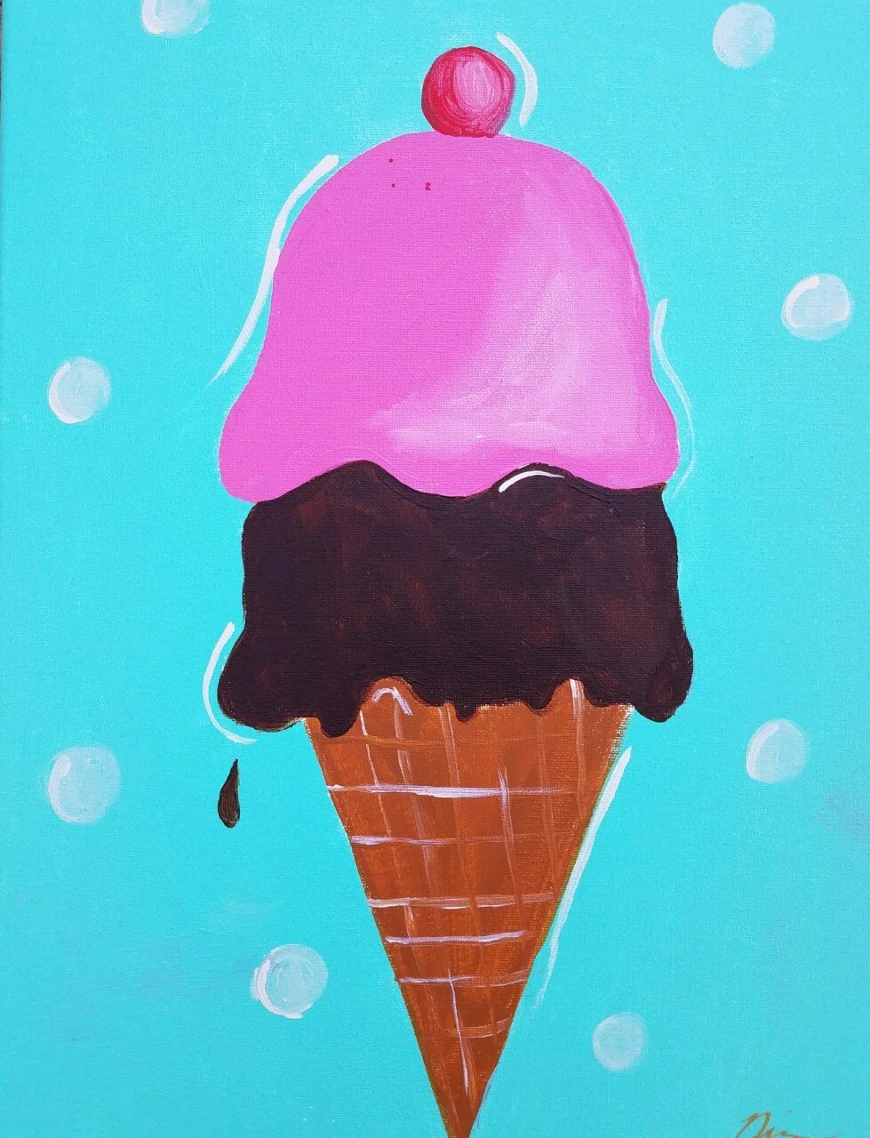 "I Scream for Ice Cream" ArtKidsy Paint Kit