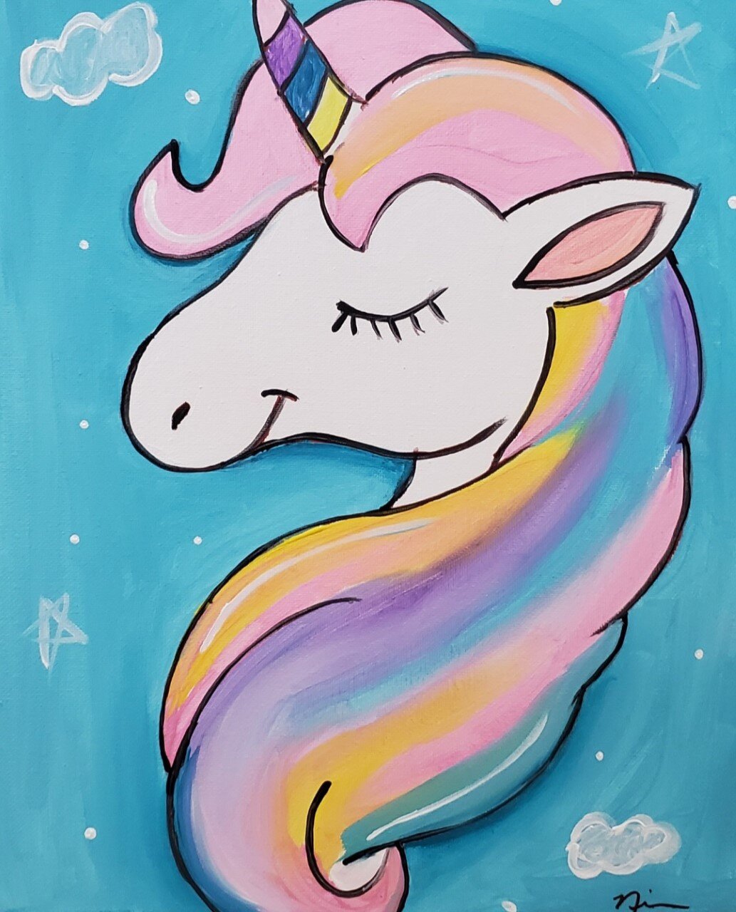 "Unicorn Fun" ArtKidsy Paint Kit