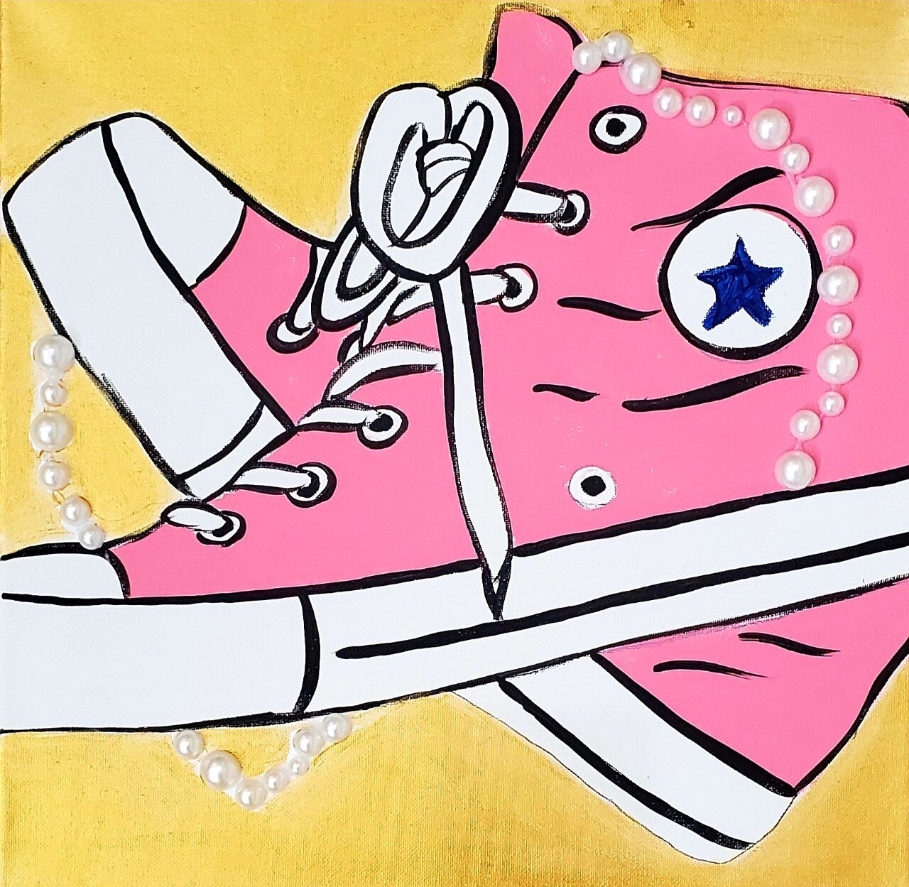 "Chucks and Pearls" ArtKidsy Paint Kit
