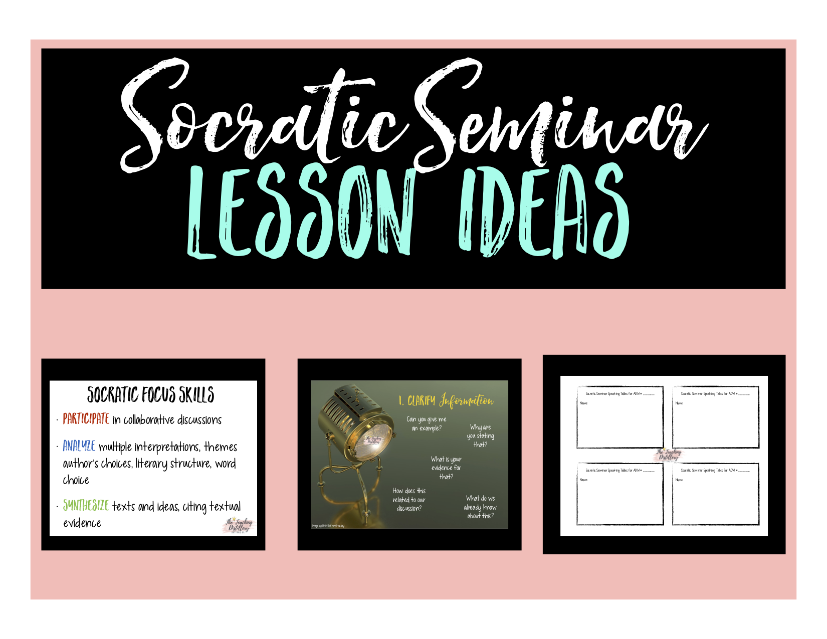 Socratic Seminar Lesson Plan Ideas And Questions The Teaching Distillery