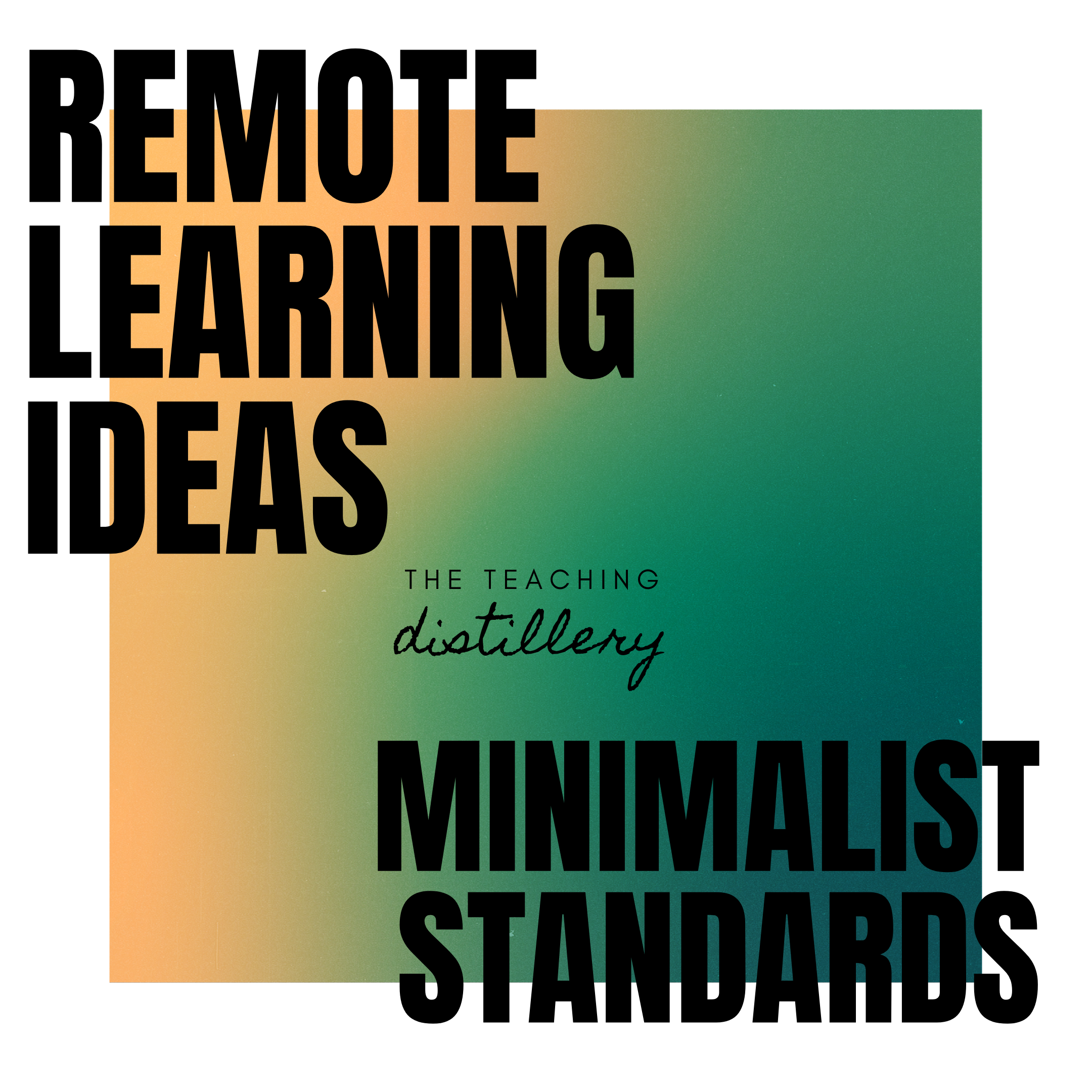 Distance Learning Ideas for Designing Curriculum
