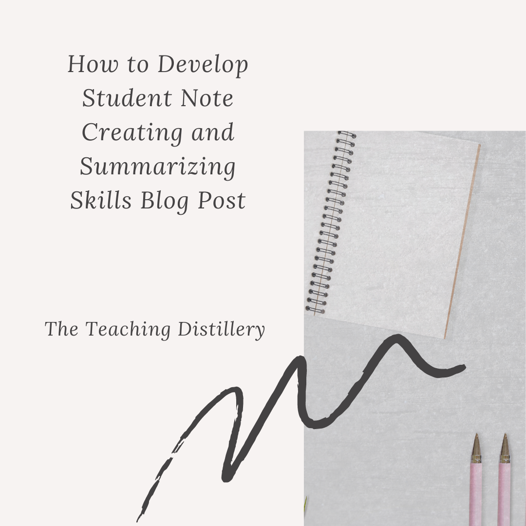 Teaching Note Creating and Summarizing Skills