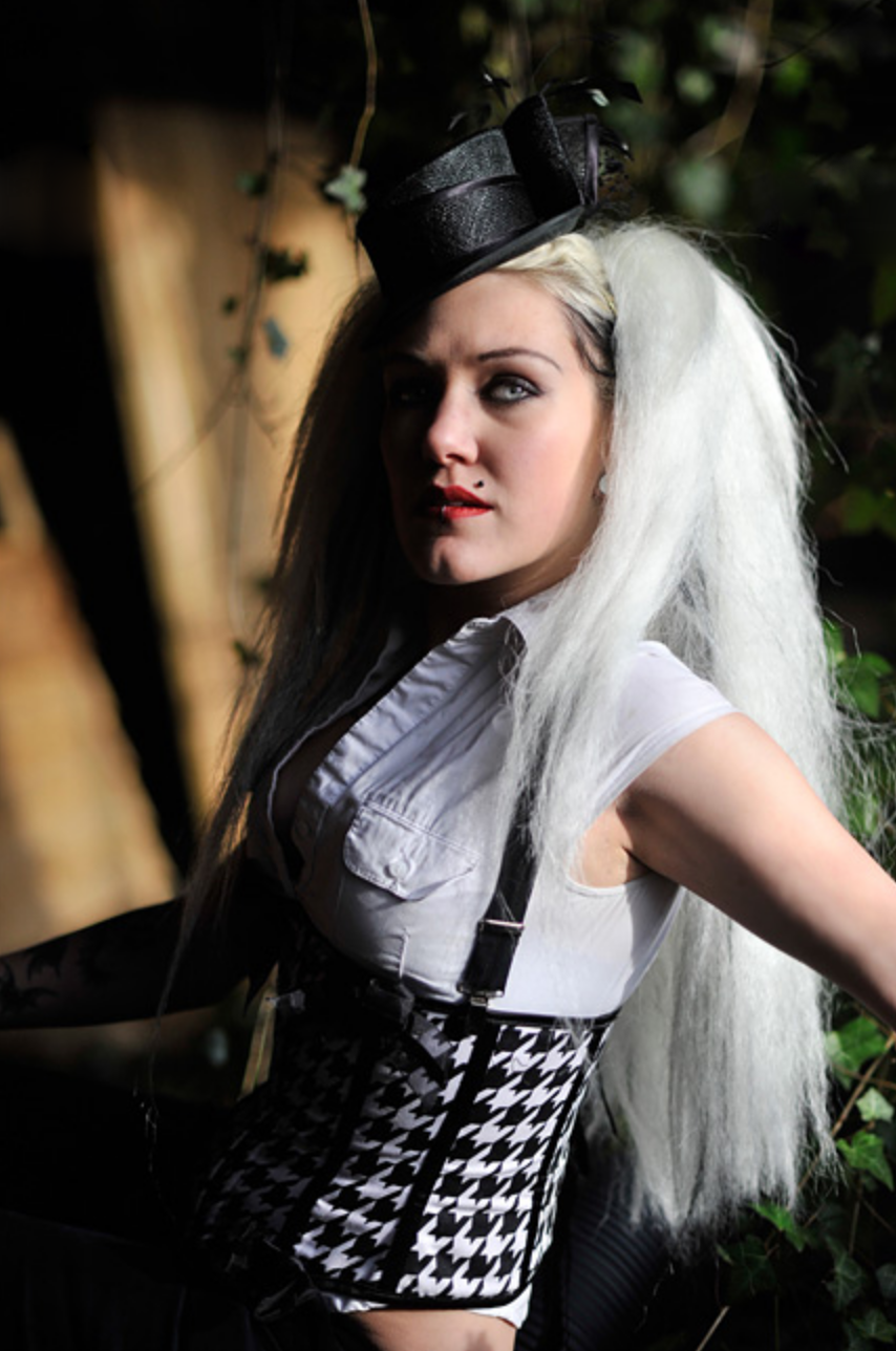 One of Josie’s photographs of the model Lenore.
