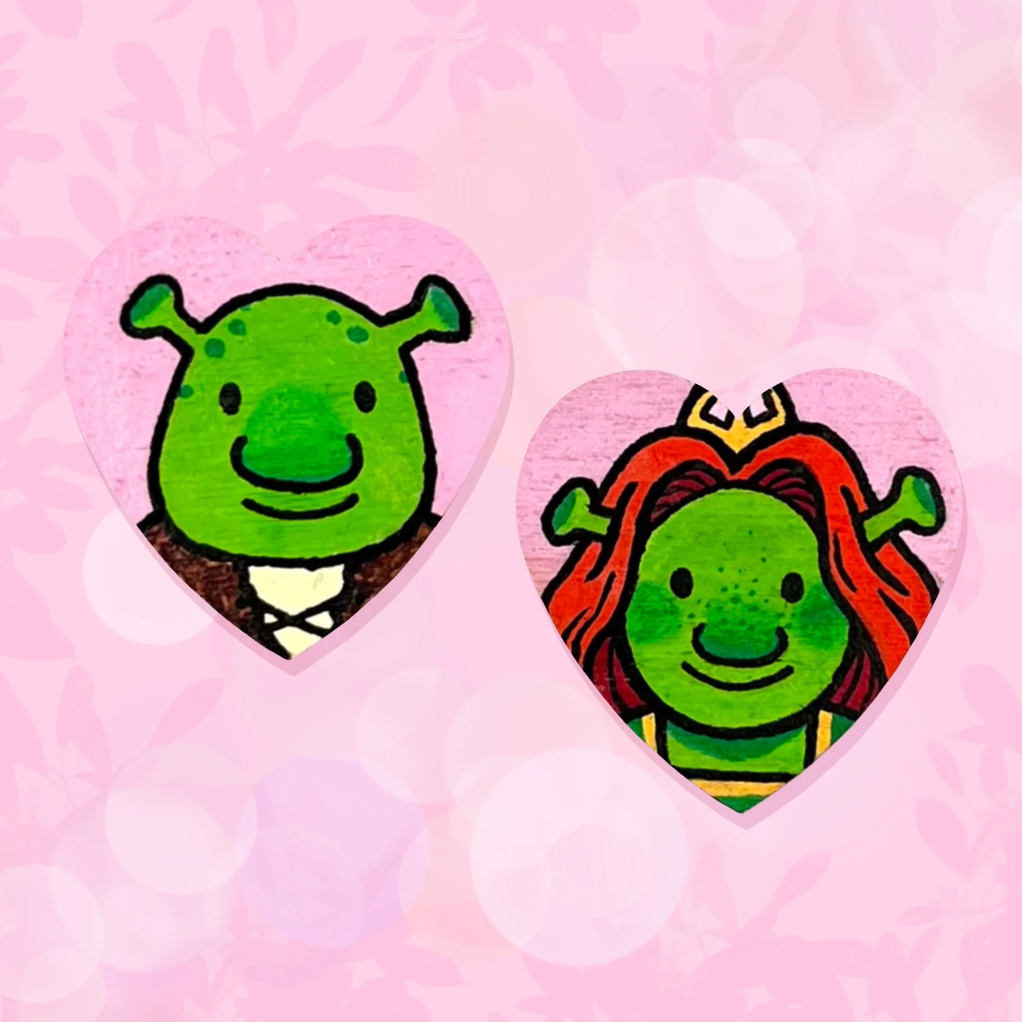 Shrek & Fiona - Pin/Brooch Set