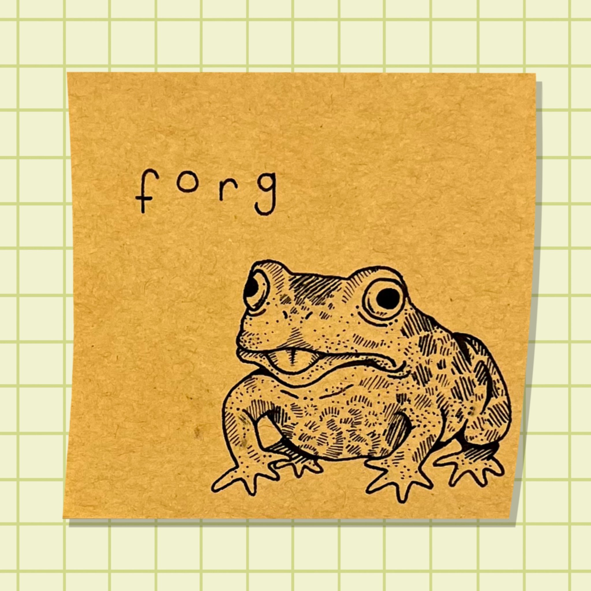 ‘Pondering’ - Post-It Page