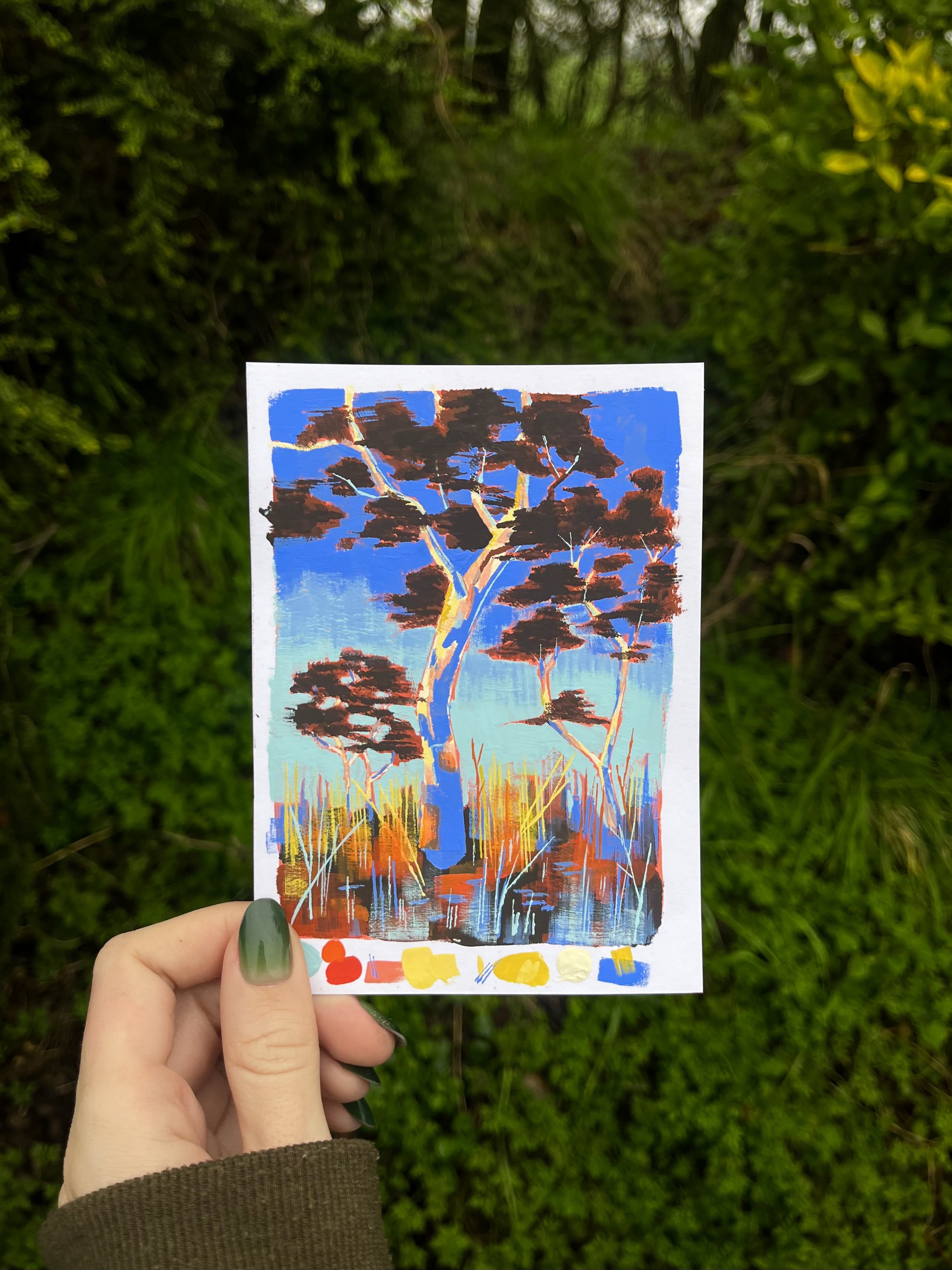 Tree Lighting Study - Original Painting