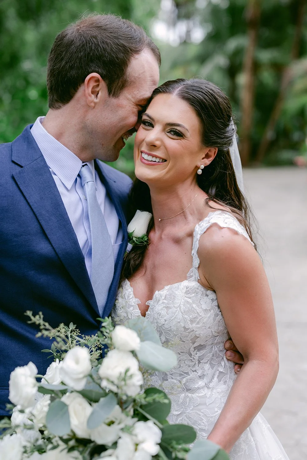 19 Shy bride and groom cute couple in their first look hugging.jpg